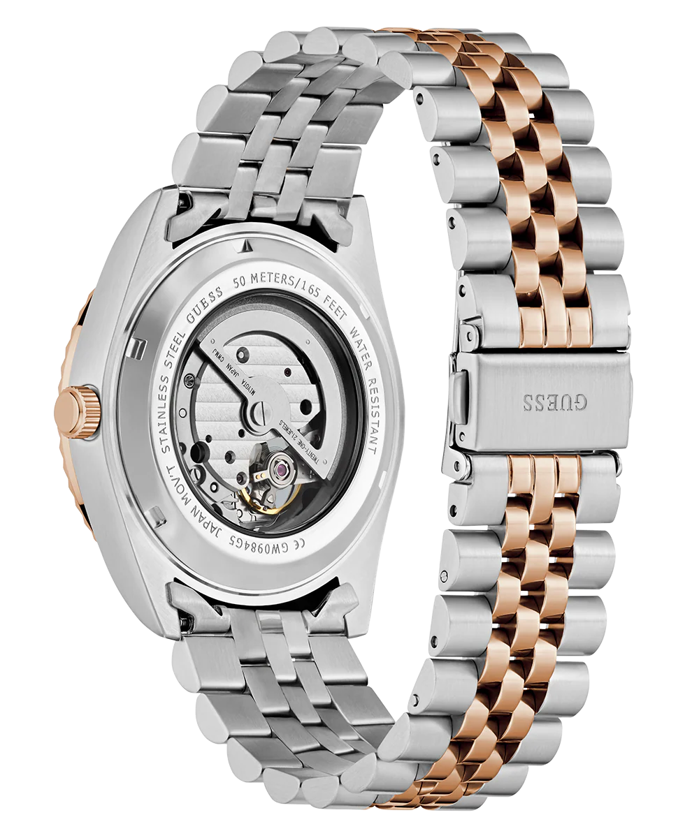 GUESS Mens 2-Tone Automatic Watch