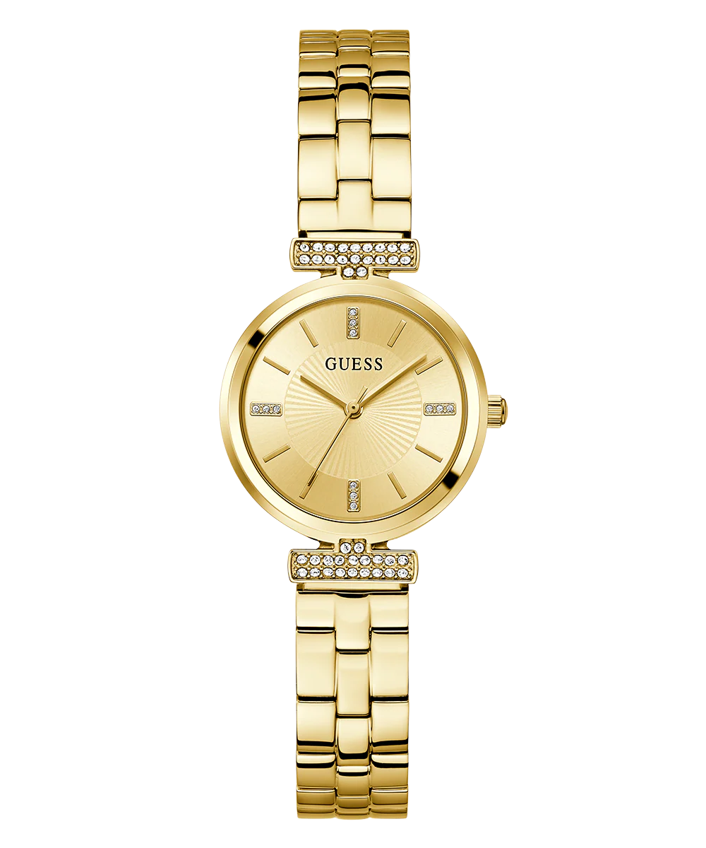 GUESS Ladies Gold Tone Analog Watch