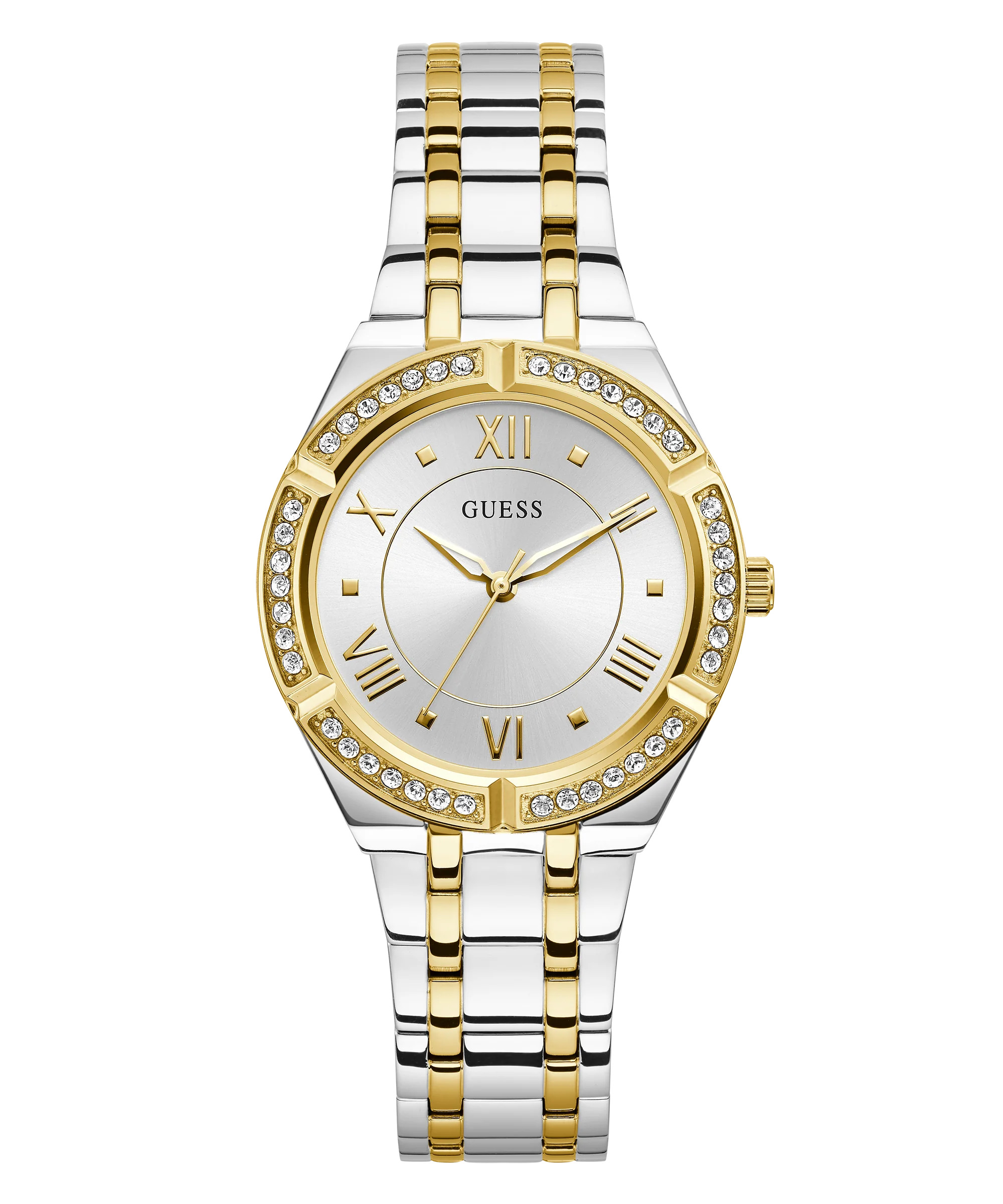 GUESS Ladies Silver Tone/Gold Tone Analog Watch