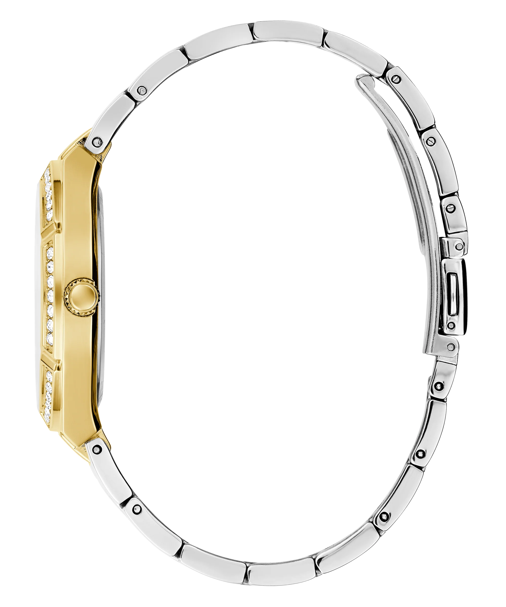 GUESS Ladies Silver Tone/Gold Tone Analog Watch