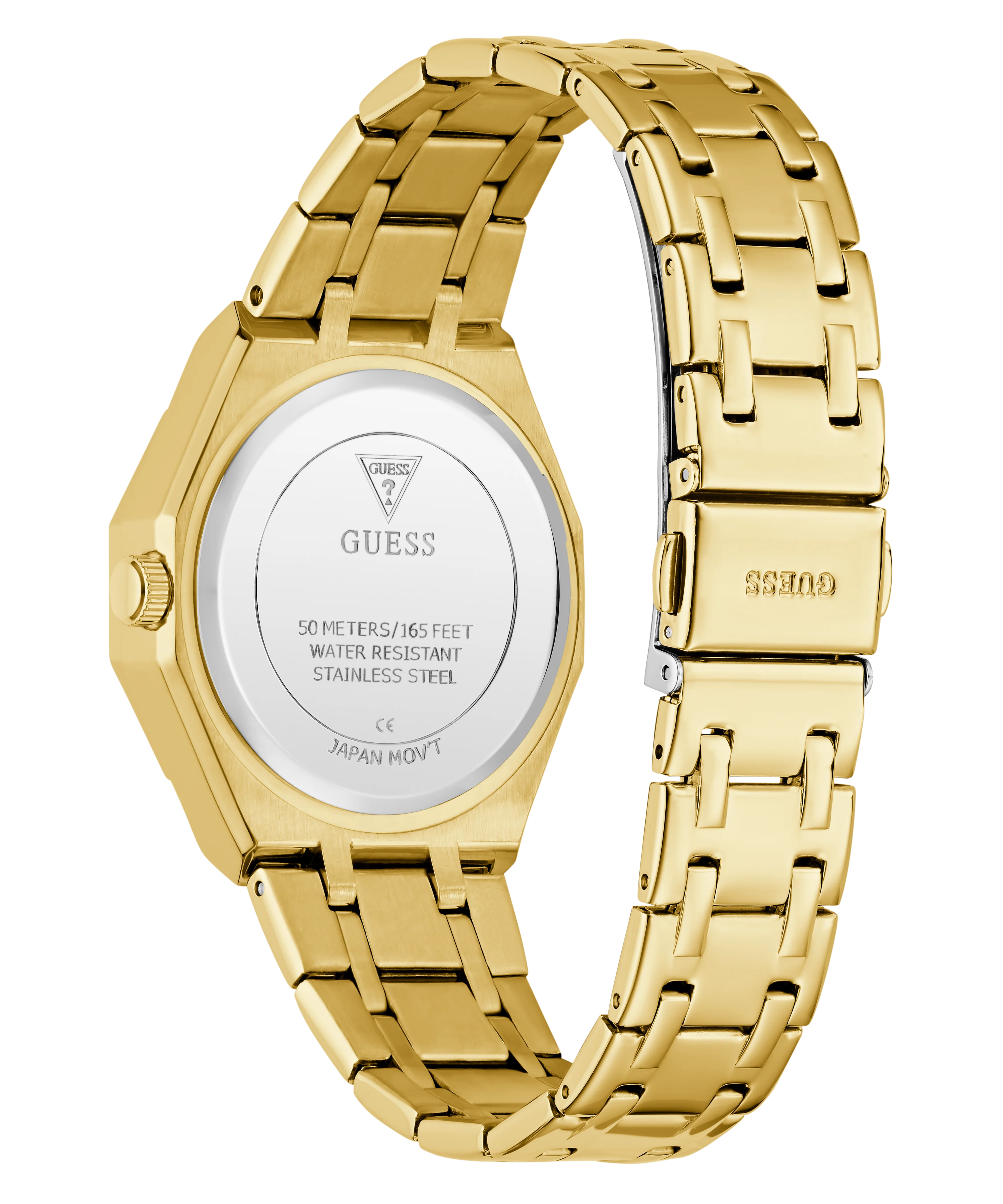 GUESS Ladies Gold Tone Multi-function Watch
