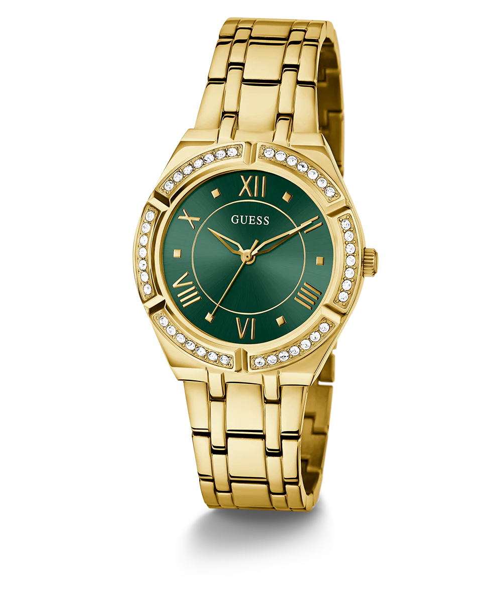 GUESS Ladies Gold Tone Analog Watch