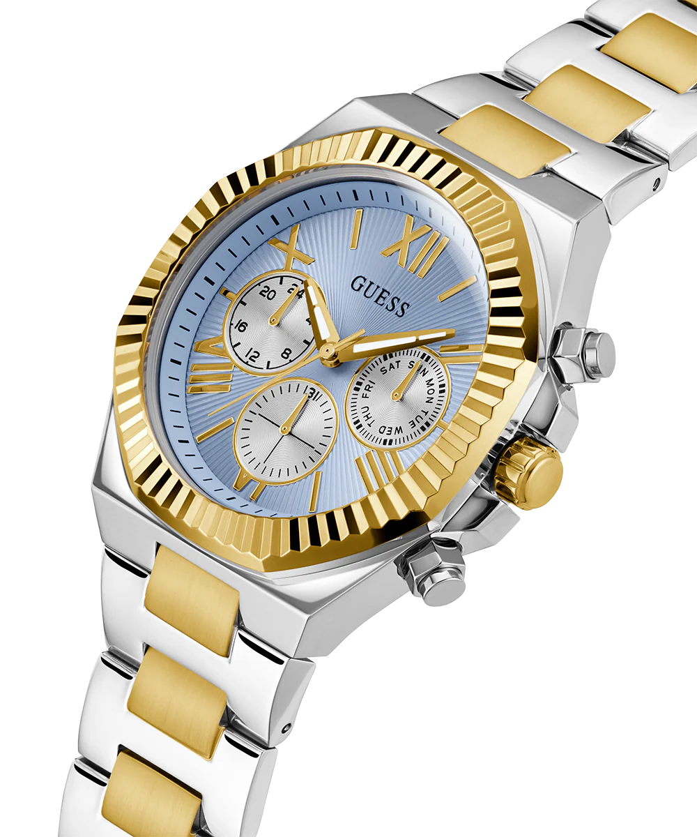 GUESS Equity Mens 2-Tone Multi-function Watch