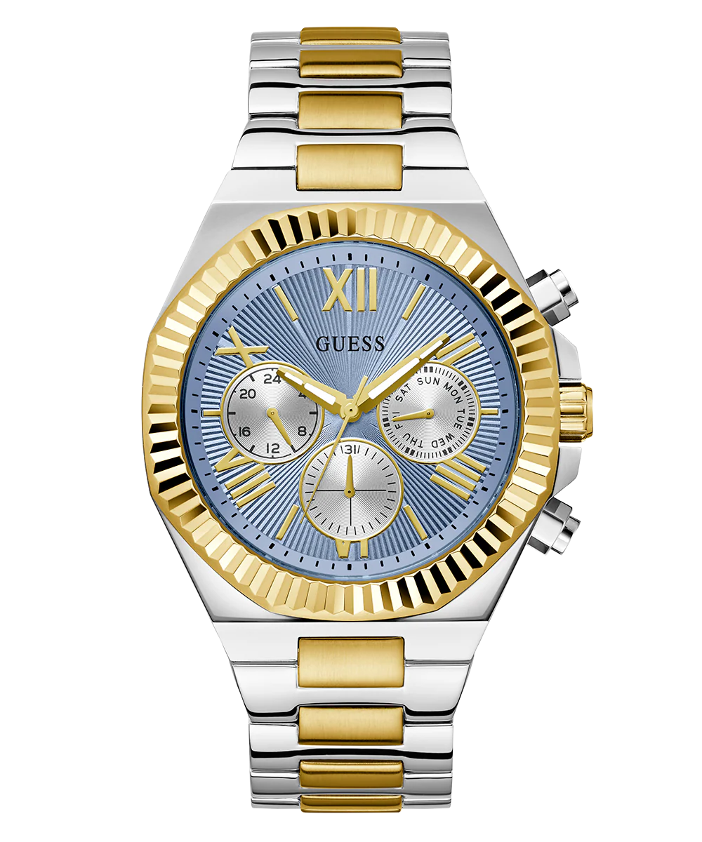 GUESS Equity Mens 2-Tone Multi-function Watch
