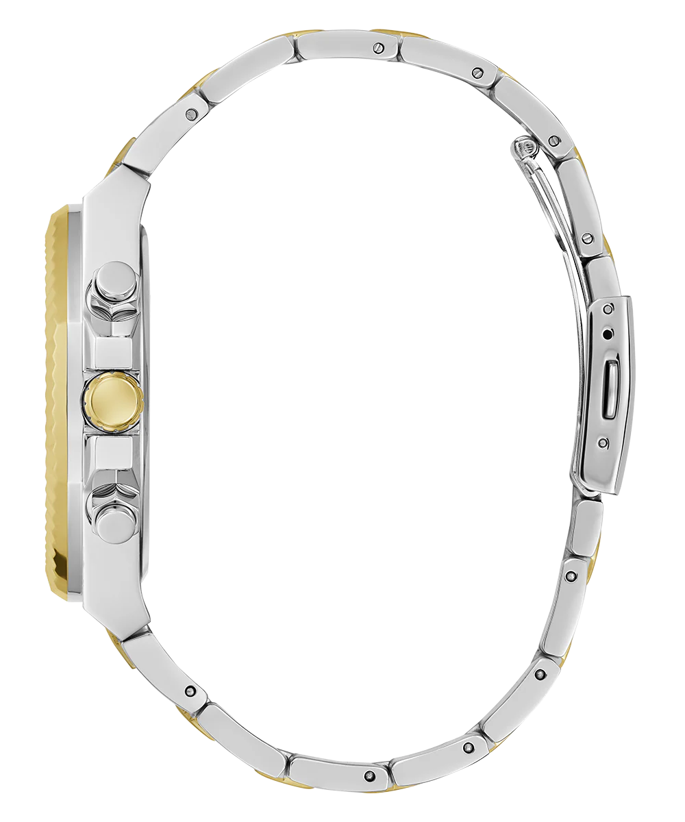 GUESS Equity Mens 2-Tone Multi-function Watch