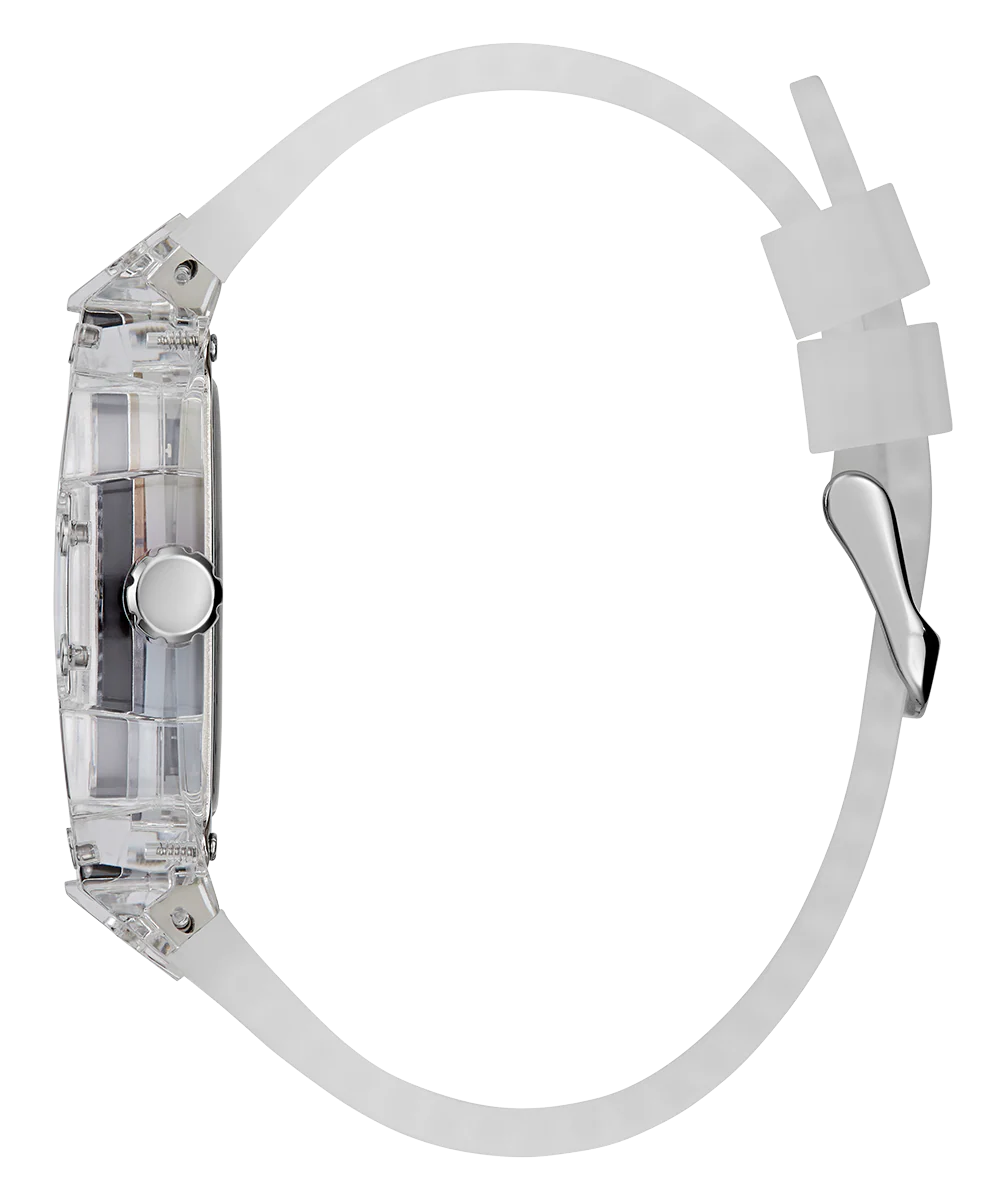 GUESS Mens Clear Multi-function Watch