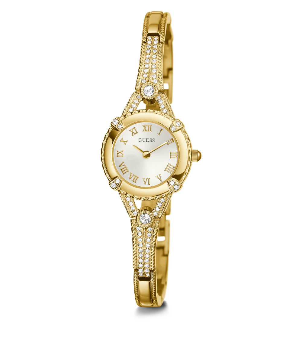 GUESS Ladies Gold Tone Analog Watch