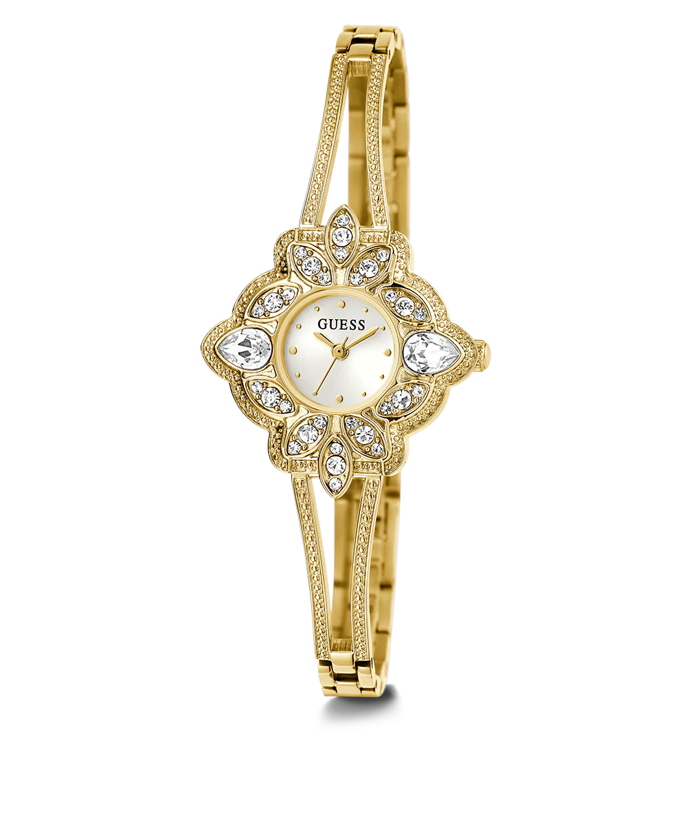 GUESS Ladies Gold Tone Analog Watch