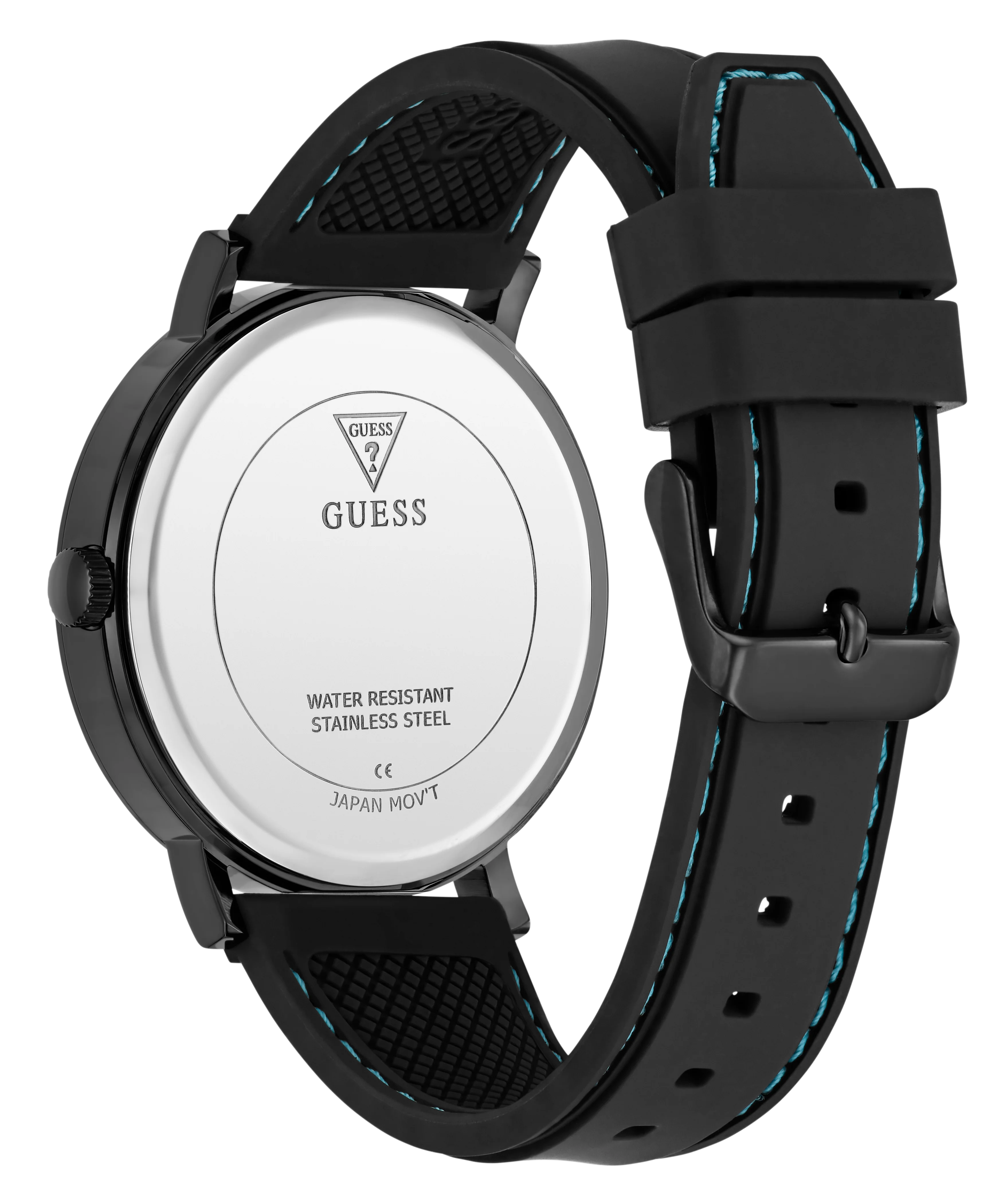 GUESS Mens Day Of The Dead Black Multi-function Watch