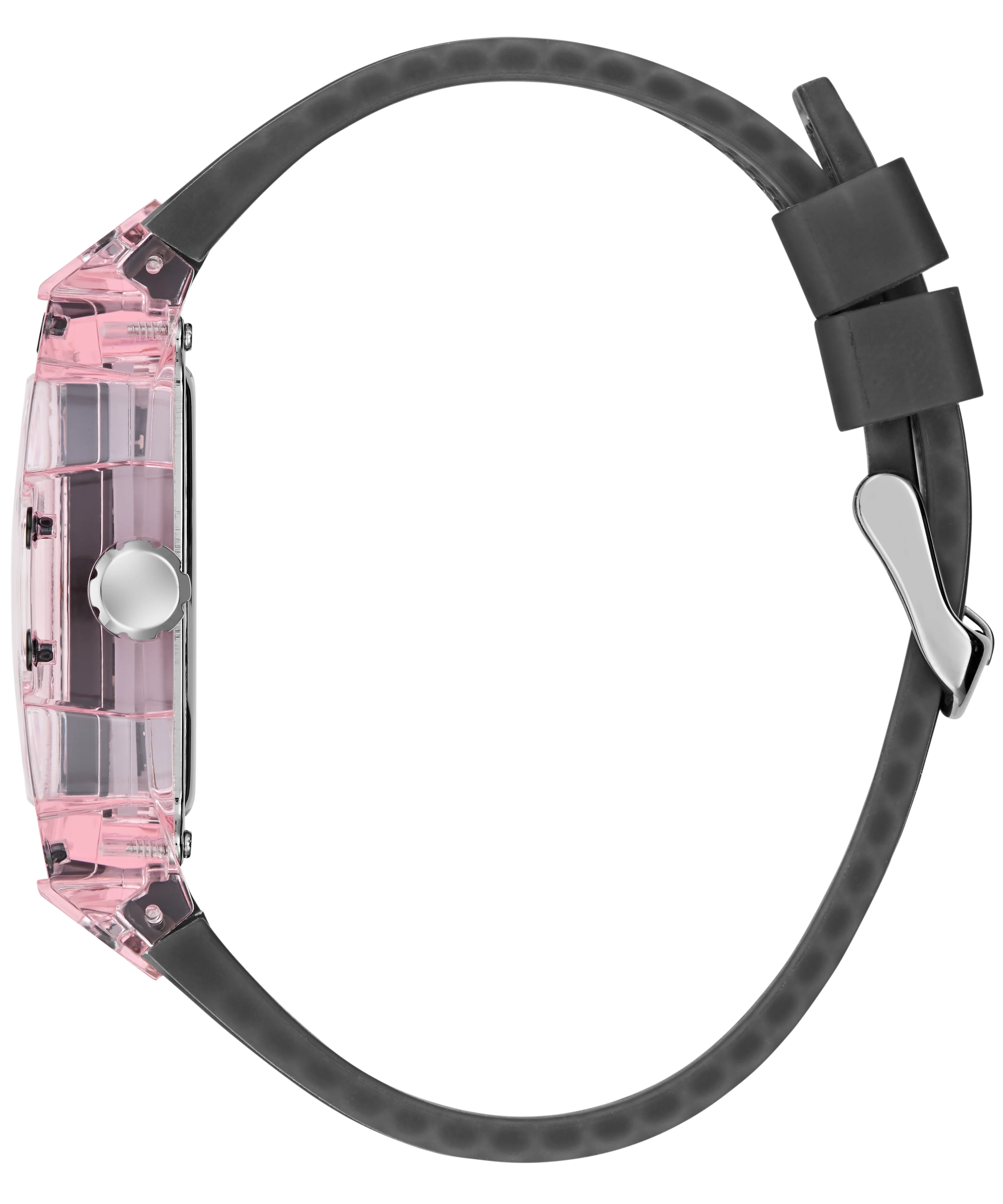 GUESS Mens Sporting Pink Black Multi-function Watch