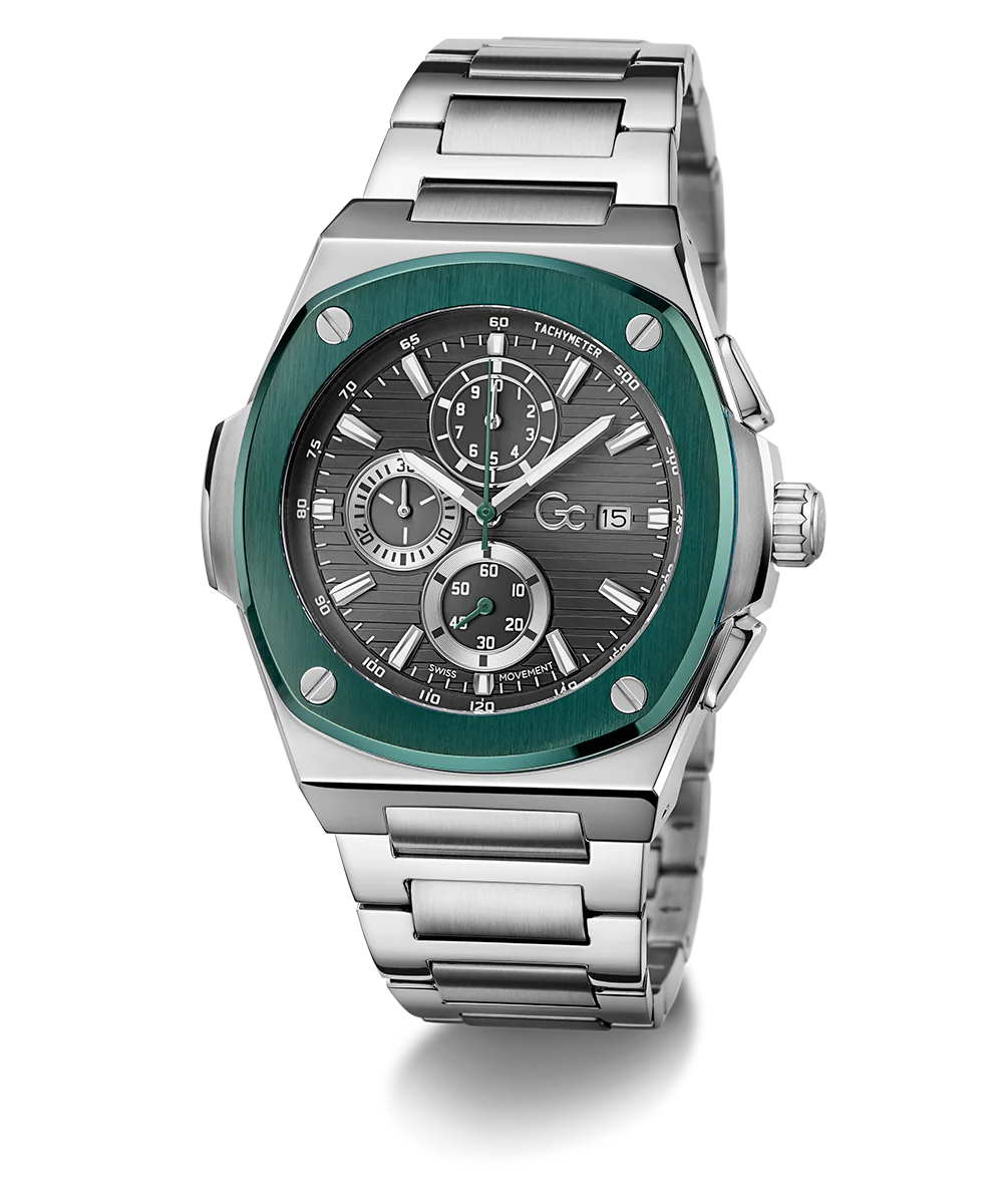 Gc Coussin Shape Chrono Metal