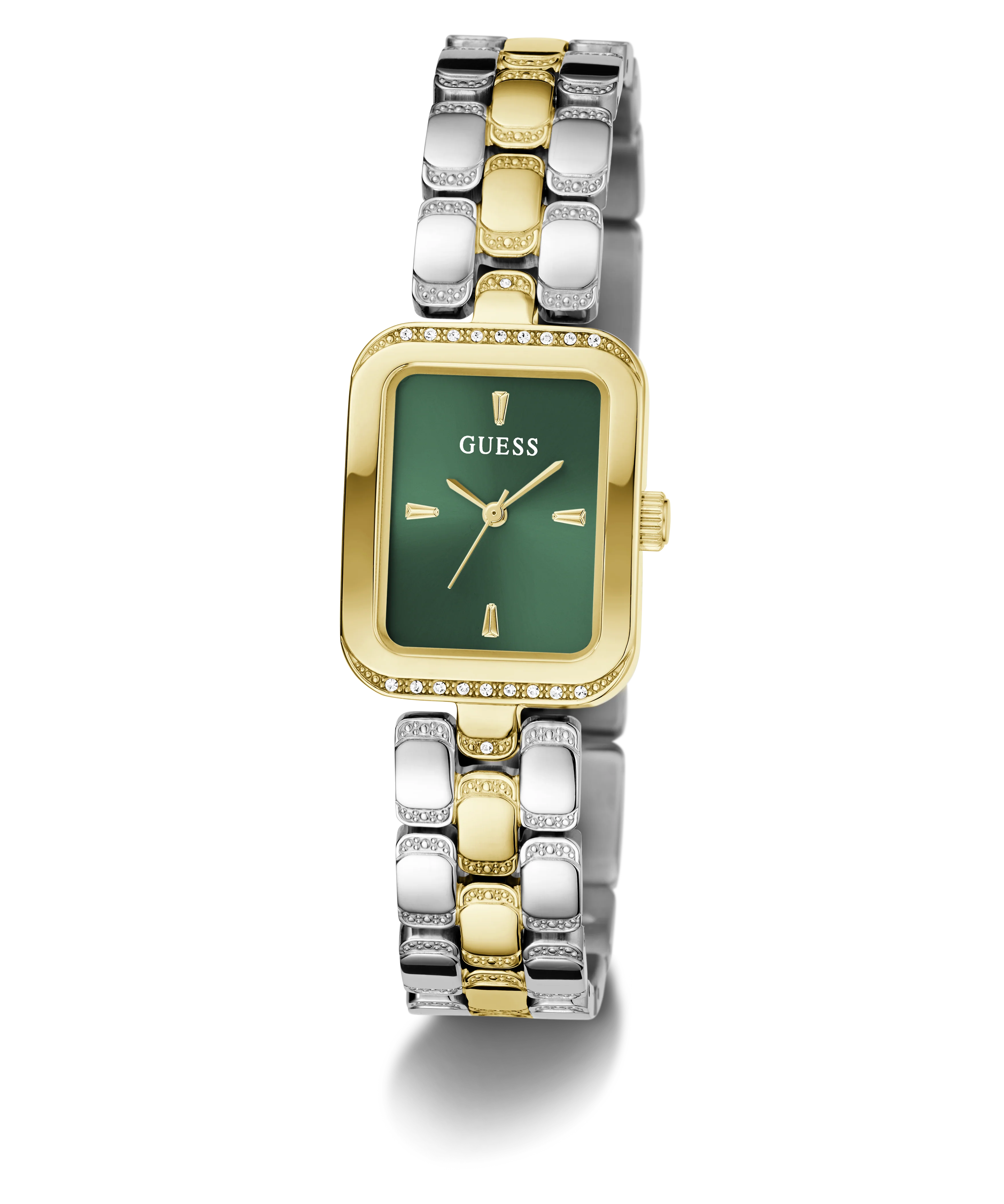 GUESS Ladies 2-Tone Gold Tone Analog Watch