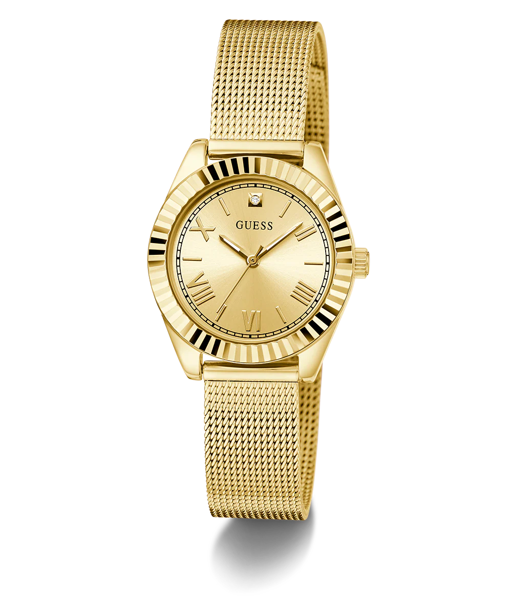 GUESS Mini Luna Ladies Gold Tone Analog Watch