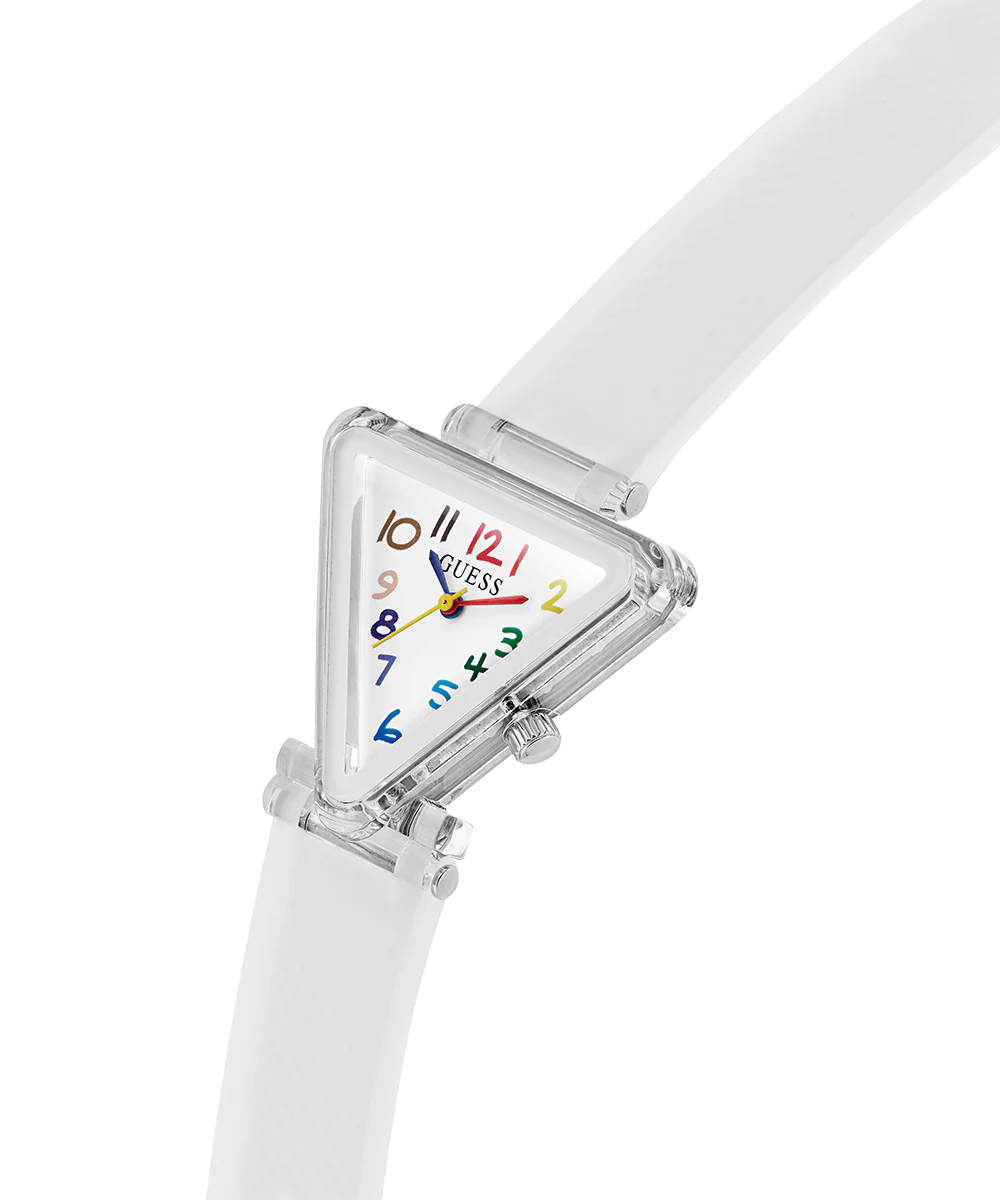 GUESS Kids Clear Transparent Analog Watch