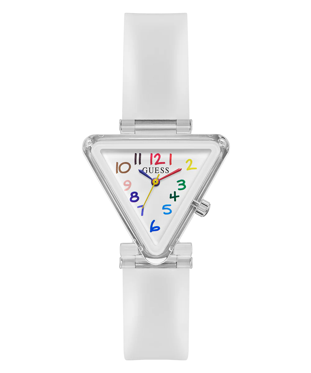GUESS Kids Clear Transparent Analog Watch