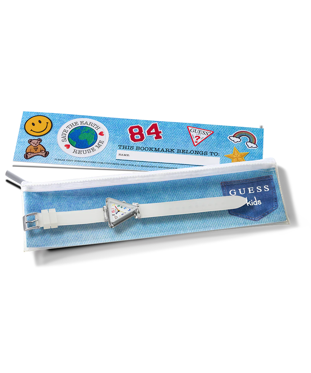 GUESS Kids Clear Transparent Analog Watch