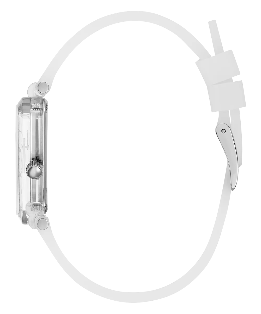 GUESS Kids Clear Transparent Analog Watch