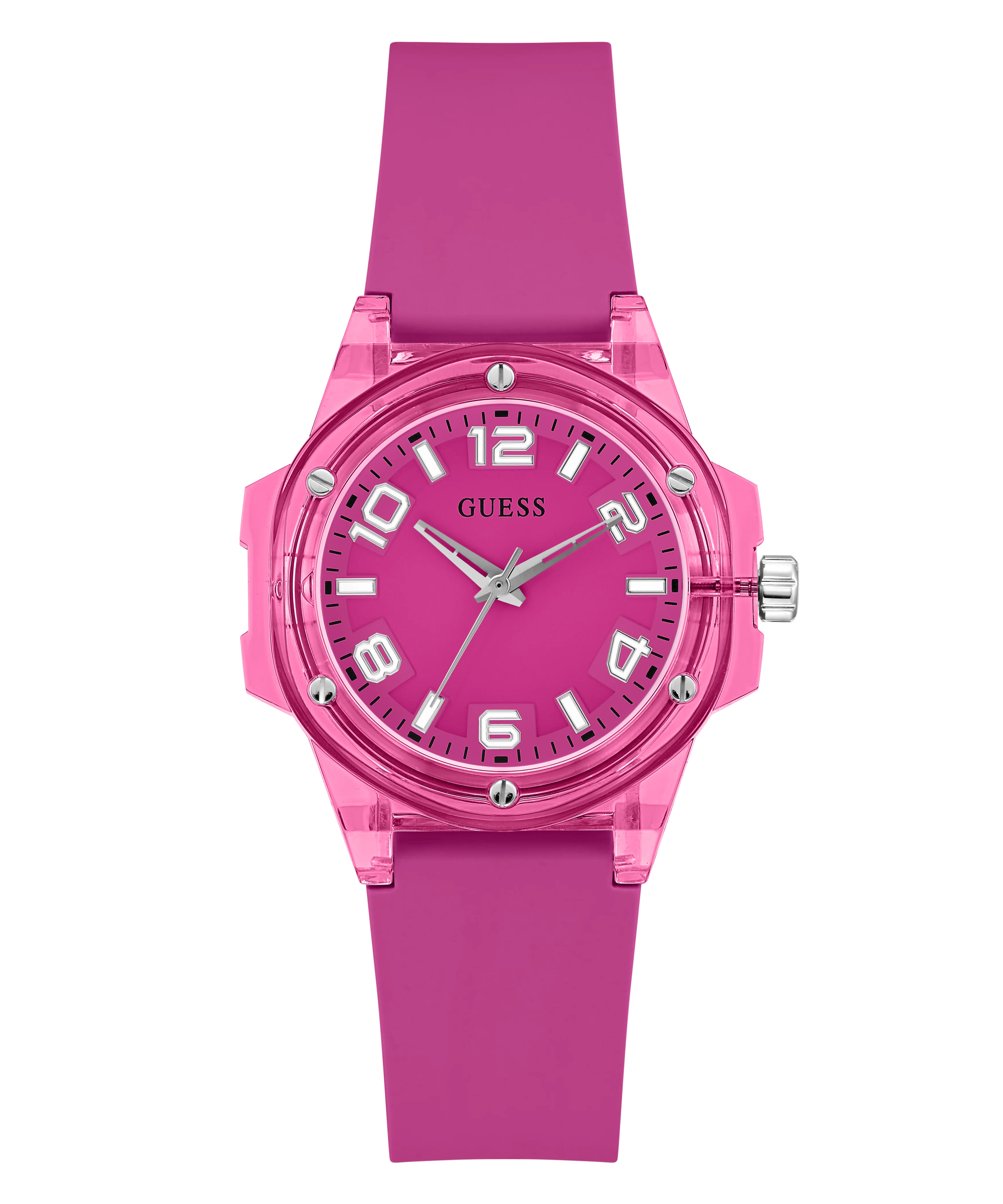 GUESS Ladies Pink Analog Watch