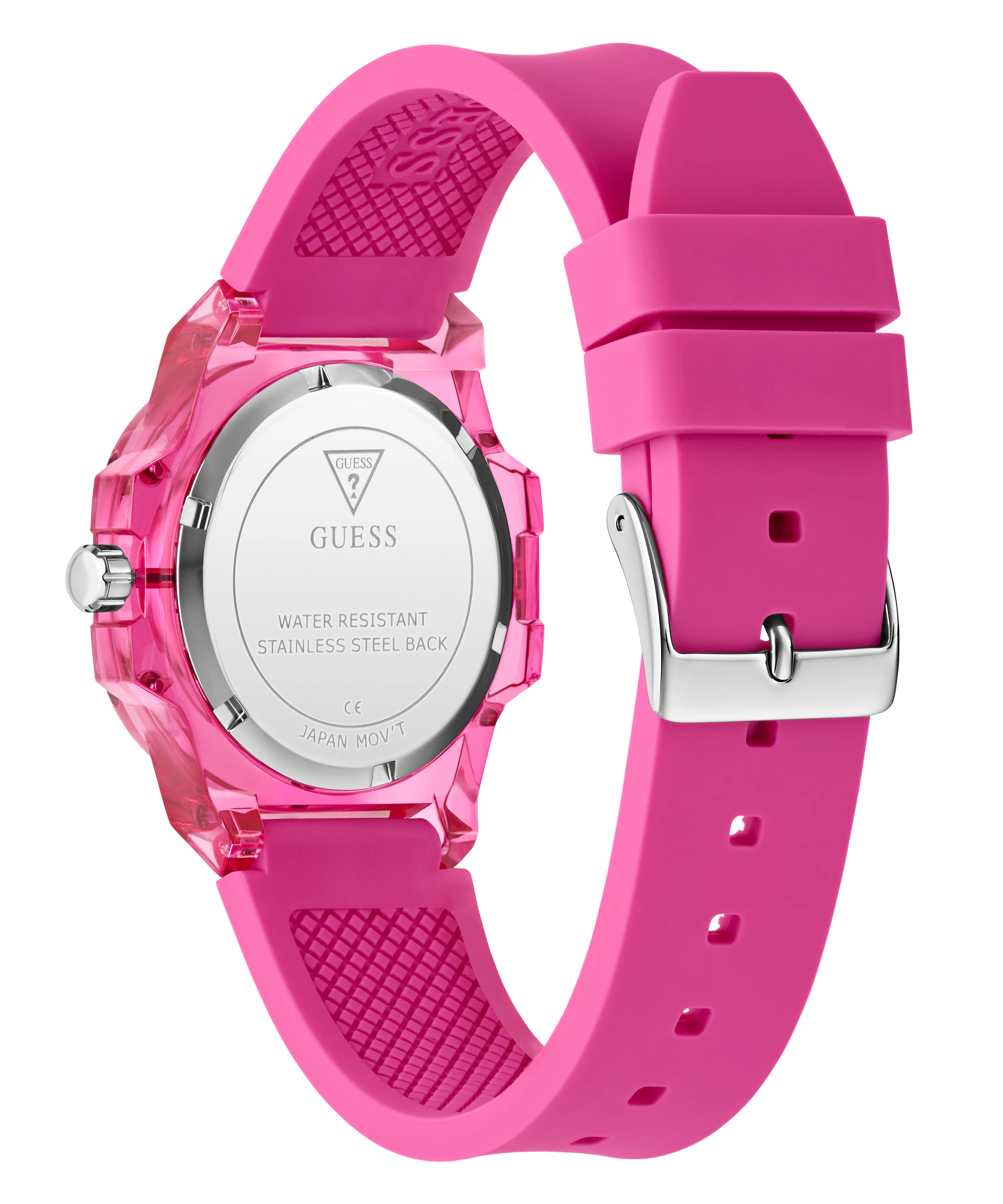 GUESS Ladies Pink Analog Watch