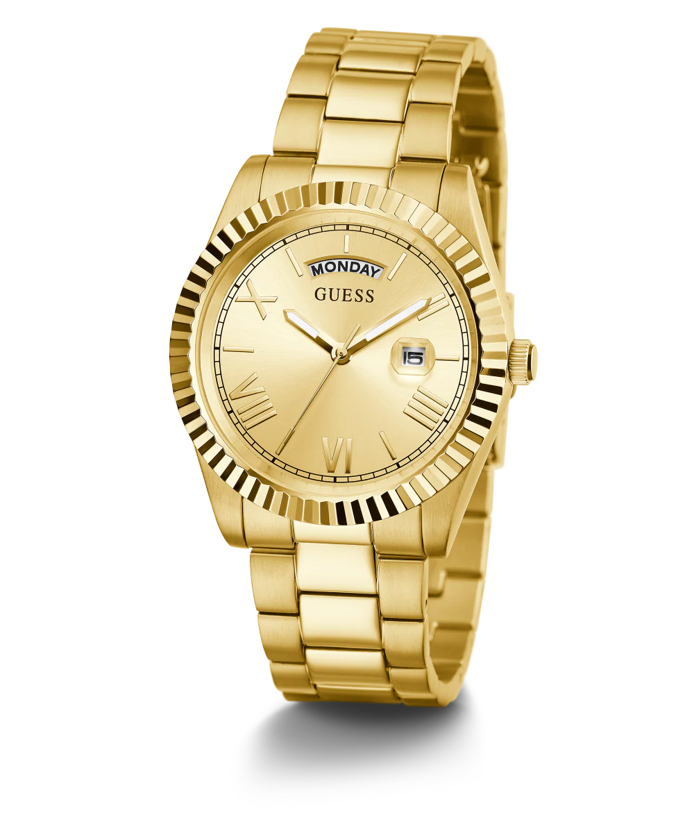 538-guess-mens-gold-tone-day-date-watch-1.webp GUESS Mens Gold Tone Day/Date Watch