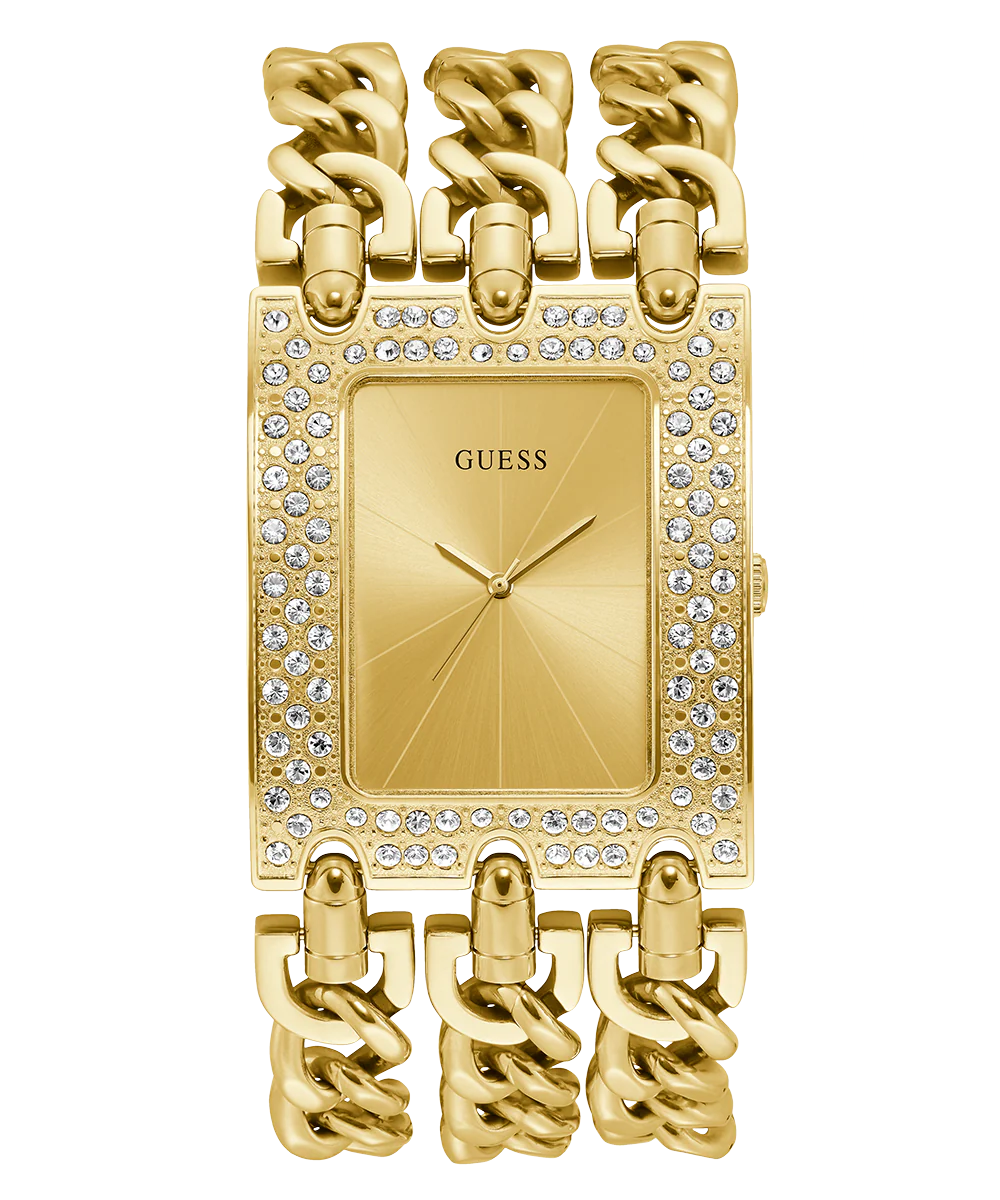GUESS Ladies Gold Tone Analog Watch