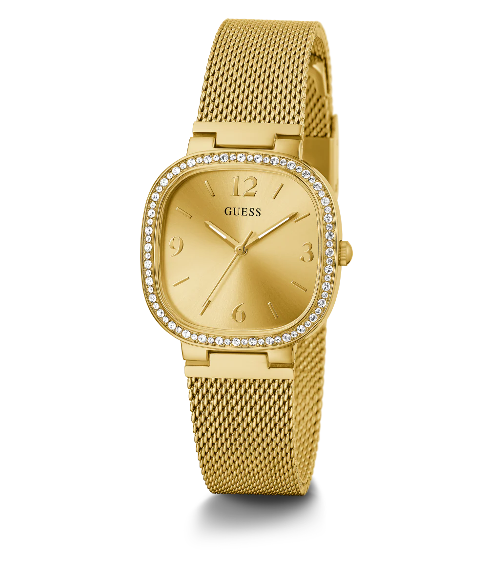 GUESS Ladies Gold Tone Analog Watch