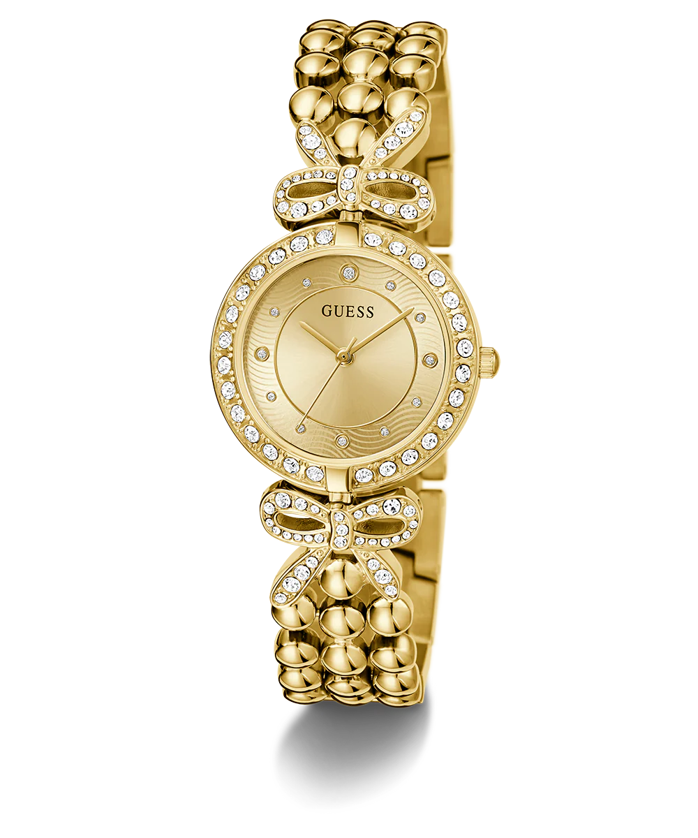 GUESS Ladies Gold Tone Analog Watch