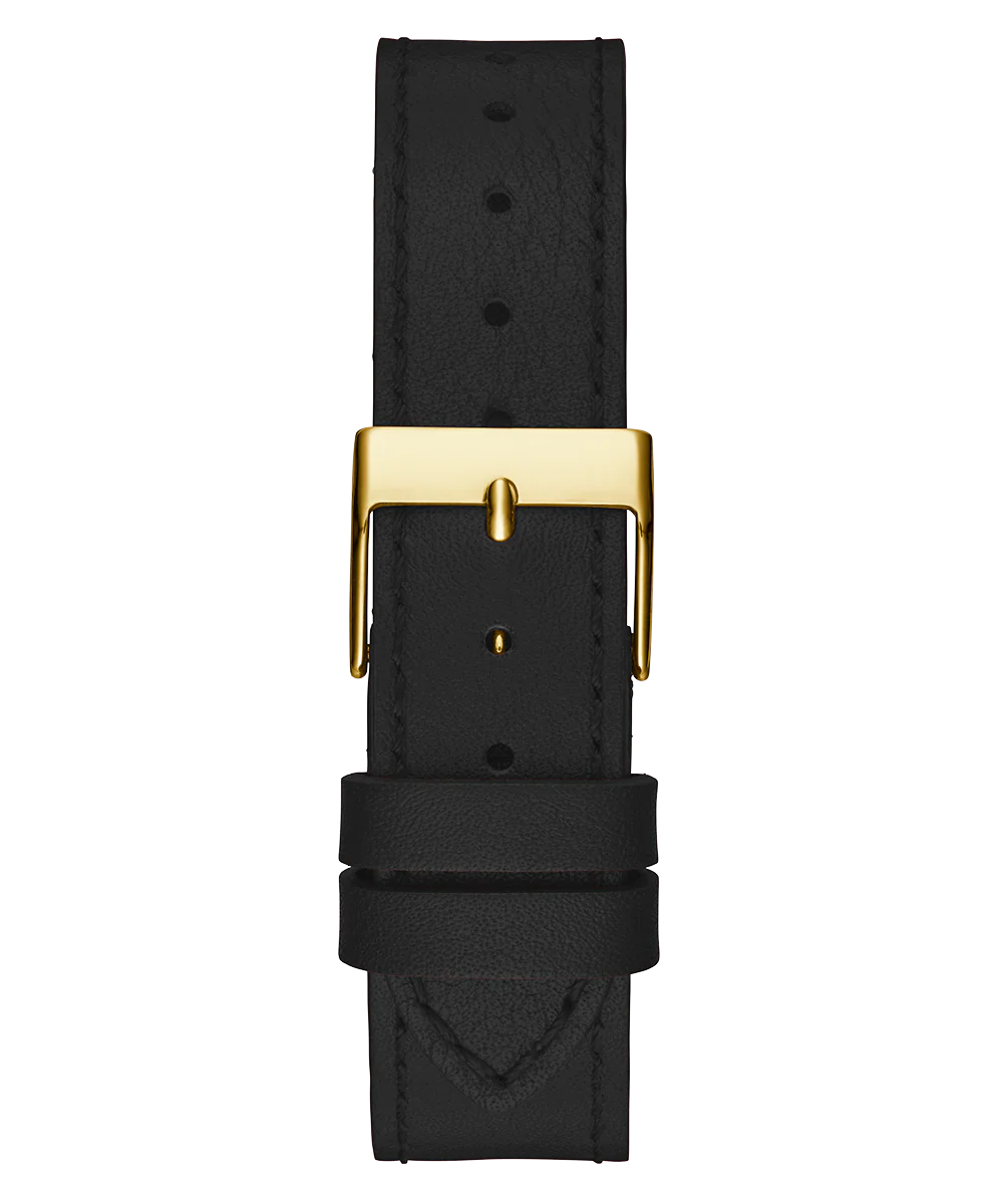 GUESS Ladies Black Gold Tone Analog Watch