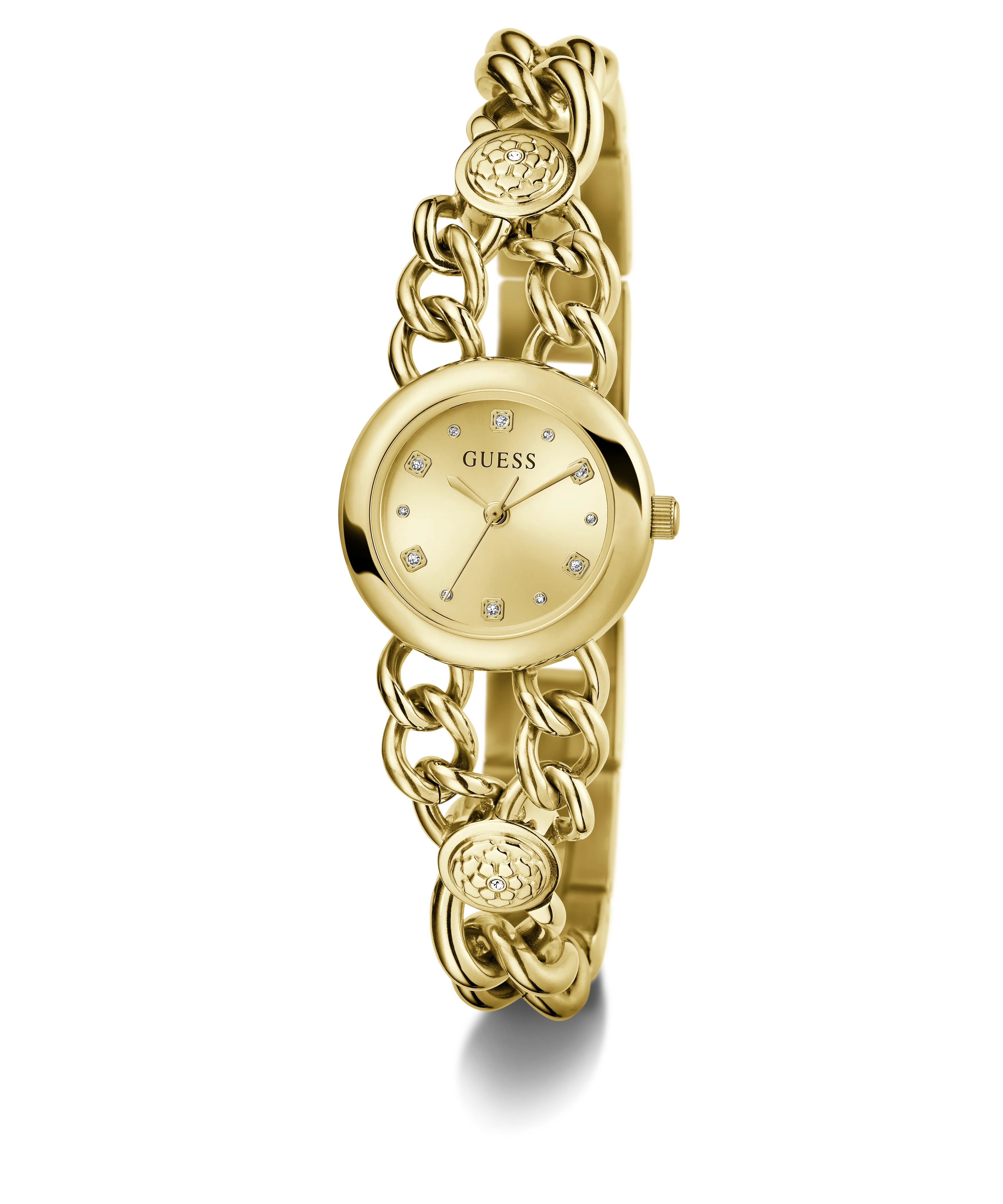 GUESS Ladies Gold Tone Analog Watch