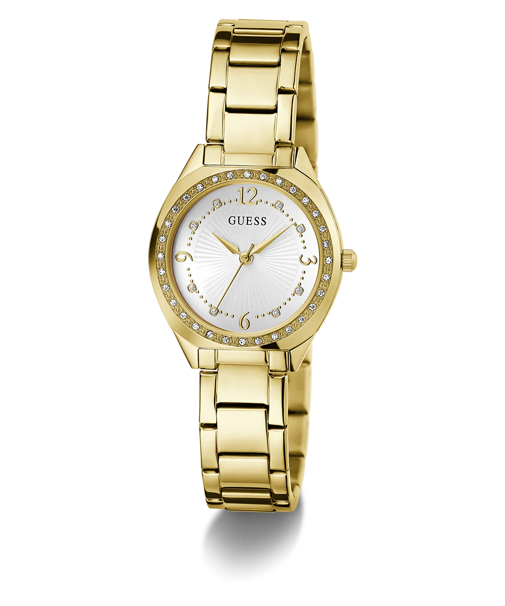 GUESS Ladies Gold Tone Analog Watch
