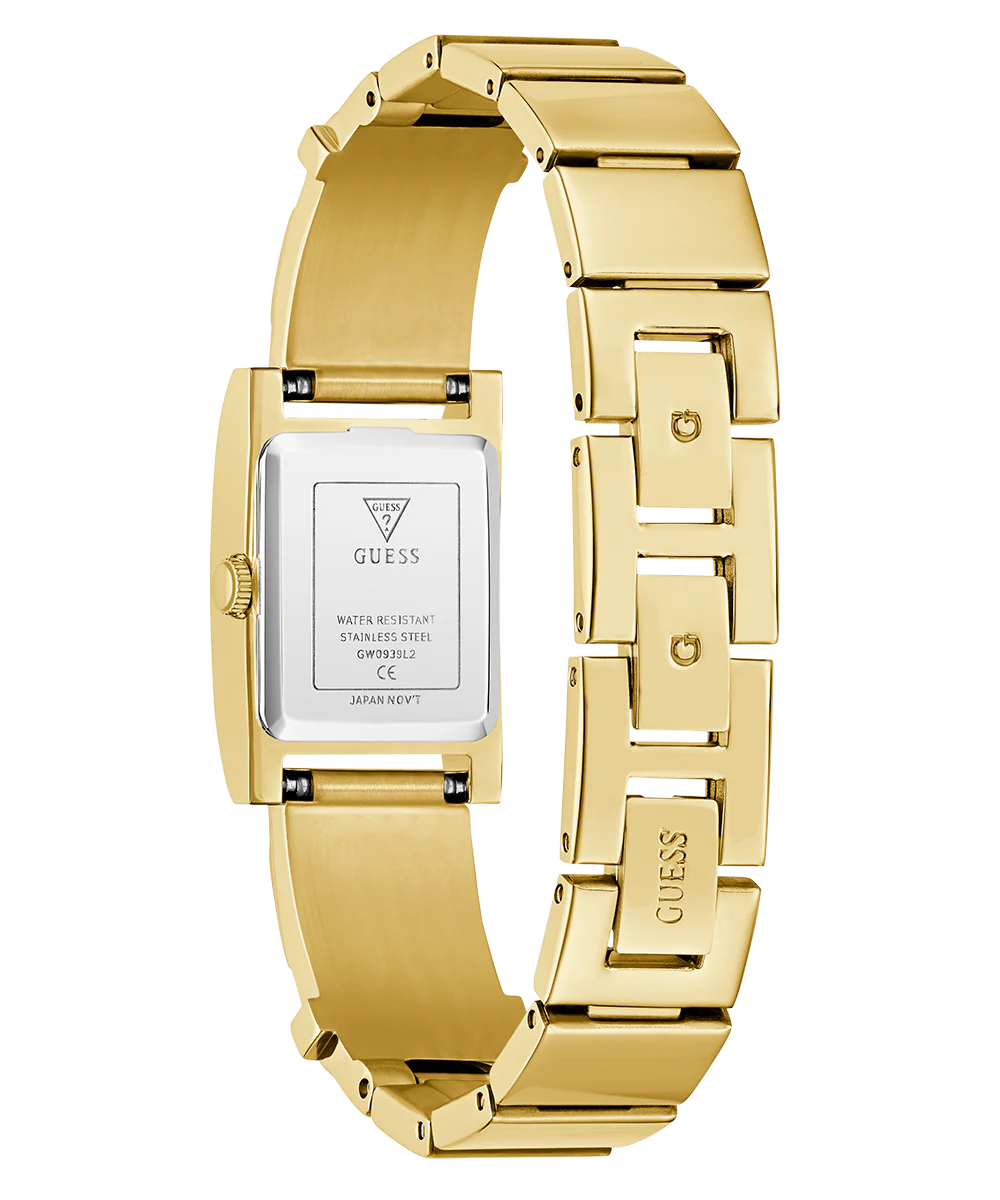 GUESS Ladies Gold Tone Analog Watch