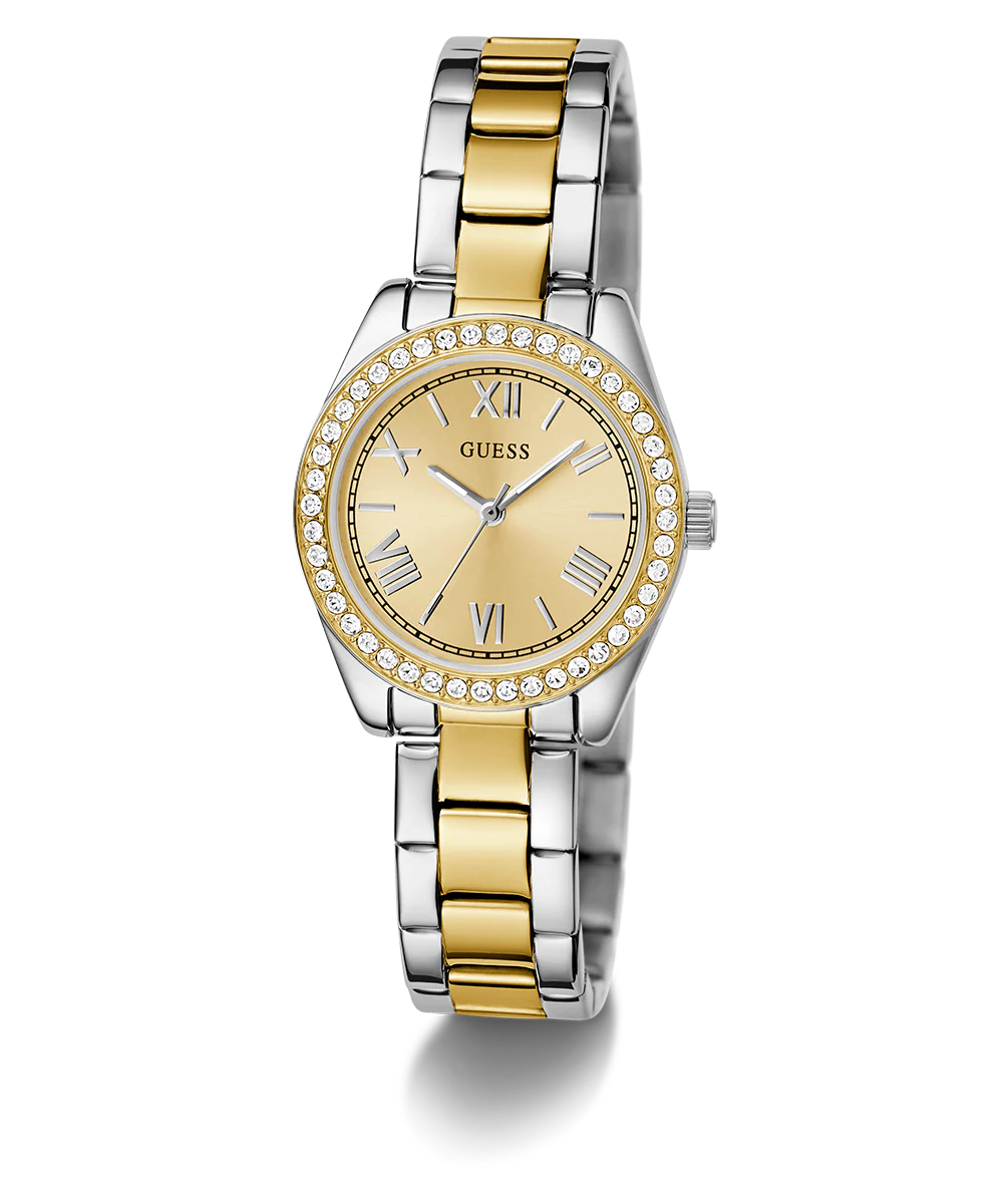 GUESS Mini Luna Ladies 2-Tone Analog Watch