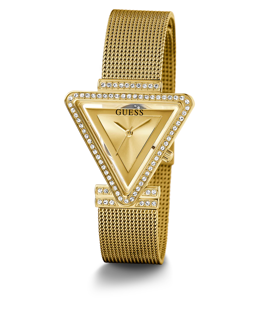 GUESS Ladies Gold Tone Analog Watch