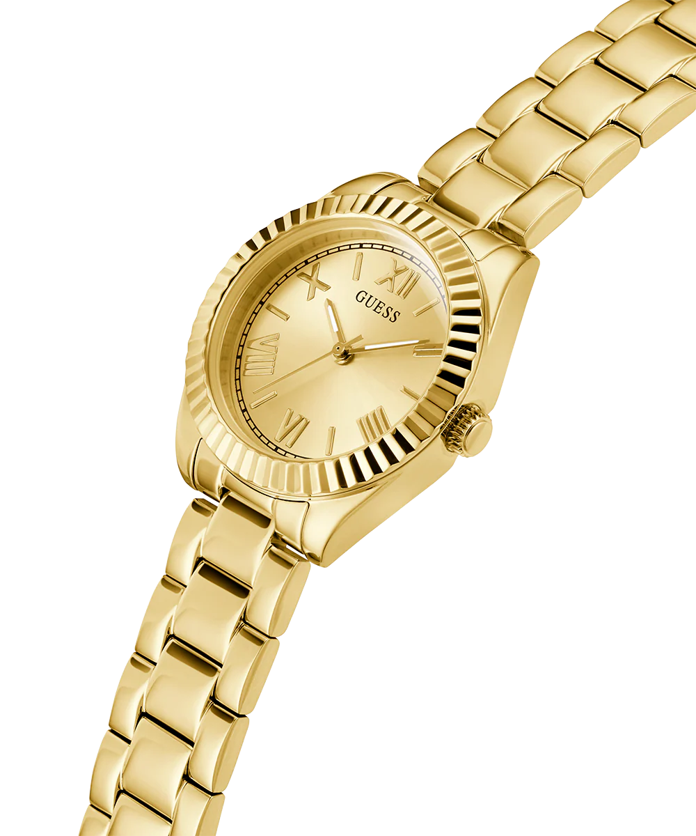 GUESS Mini Luna Ladies Gold Tone Analog Watch