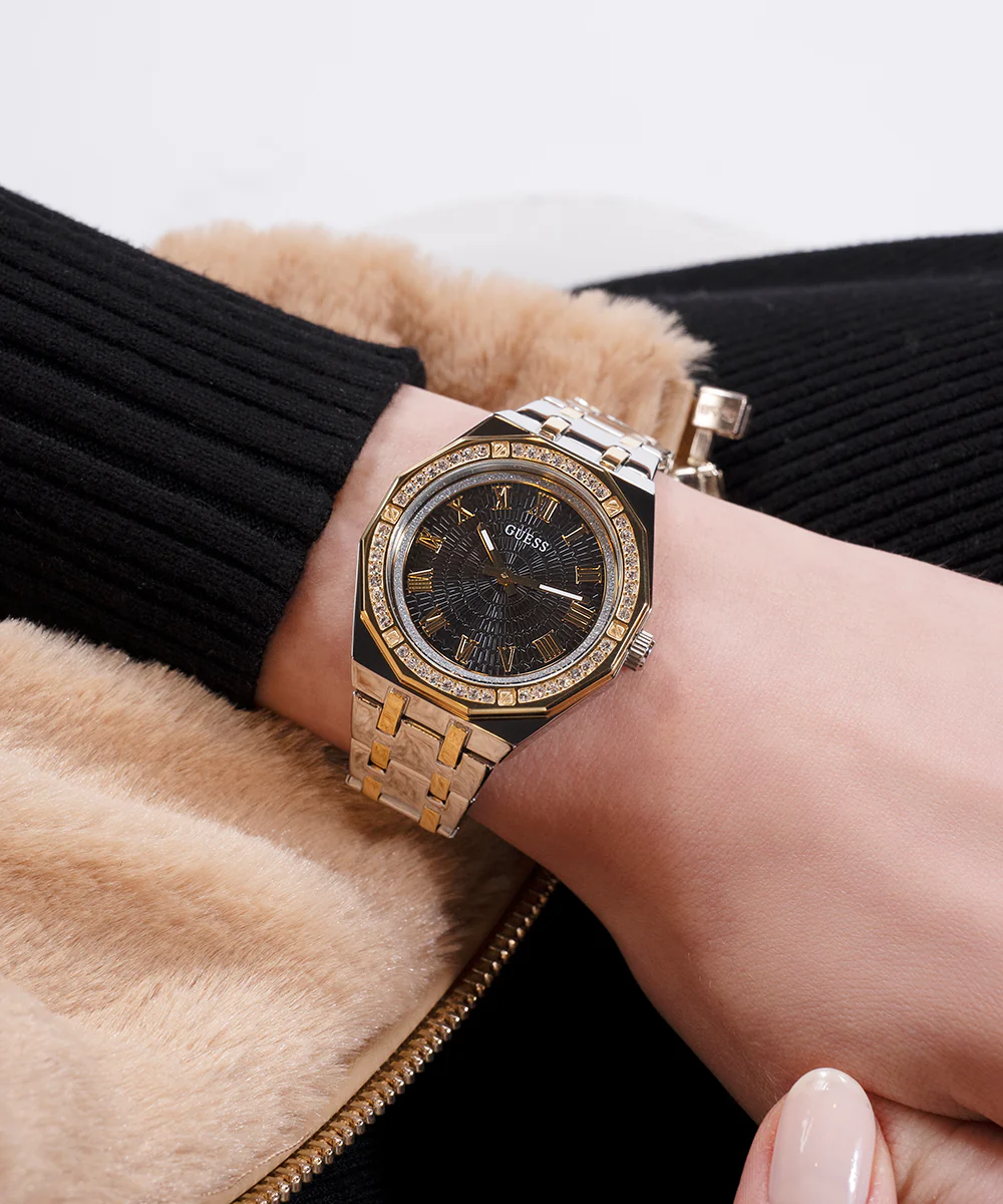 GUESS Ladies 2-Tone Analog Watch