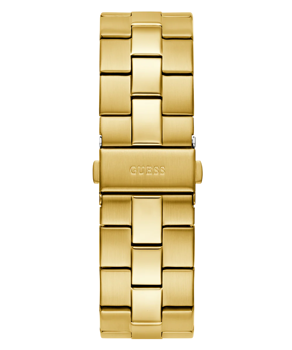 GUESS Mens Gold Tone Analog Watch