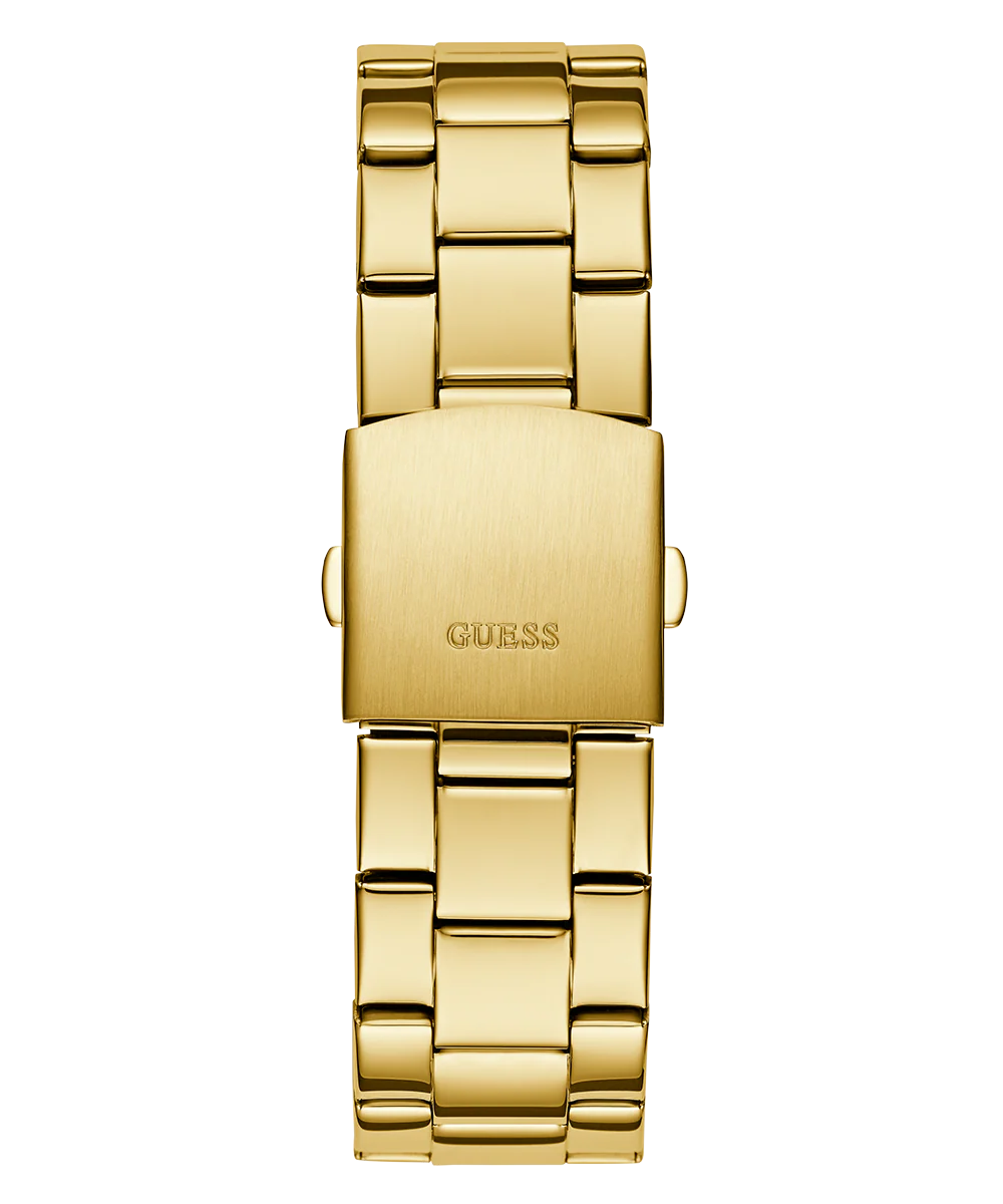 GUESS Mens Gold Tone Analog Watch