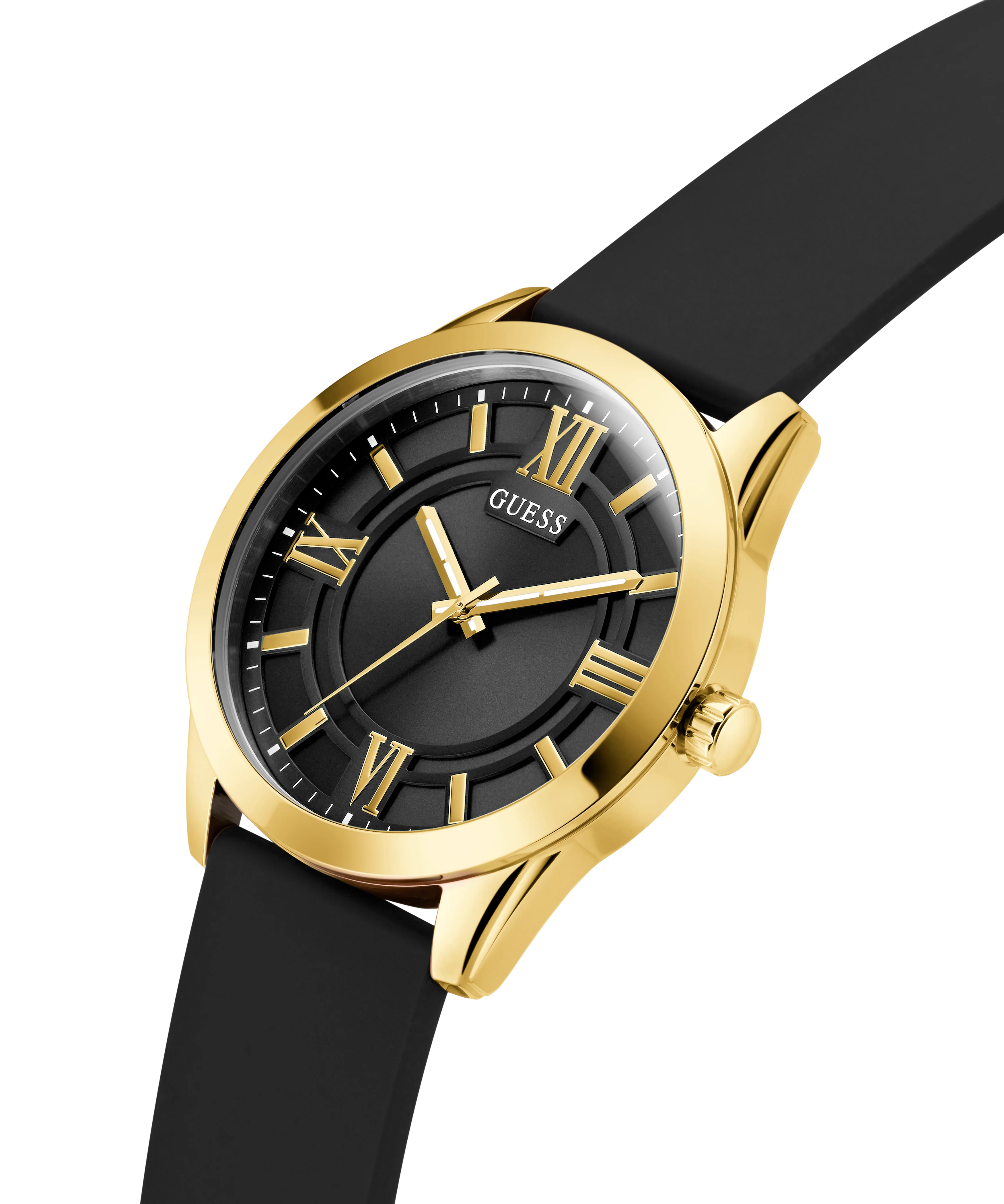 595-guess-mens-black-gold-tone-analog-watch-2.webp GUESS Mens Black Gold Tone Analog Watch