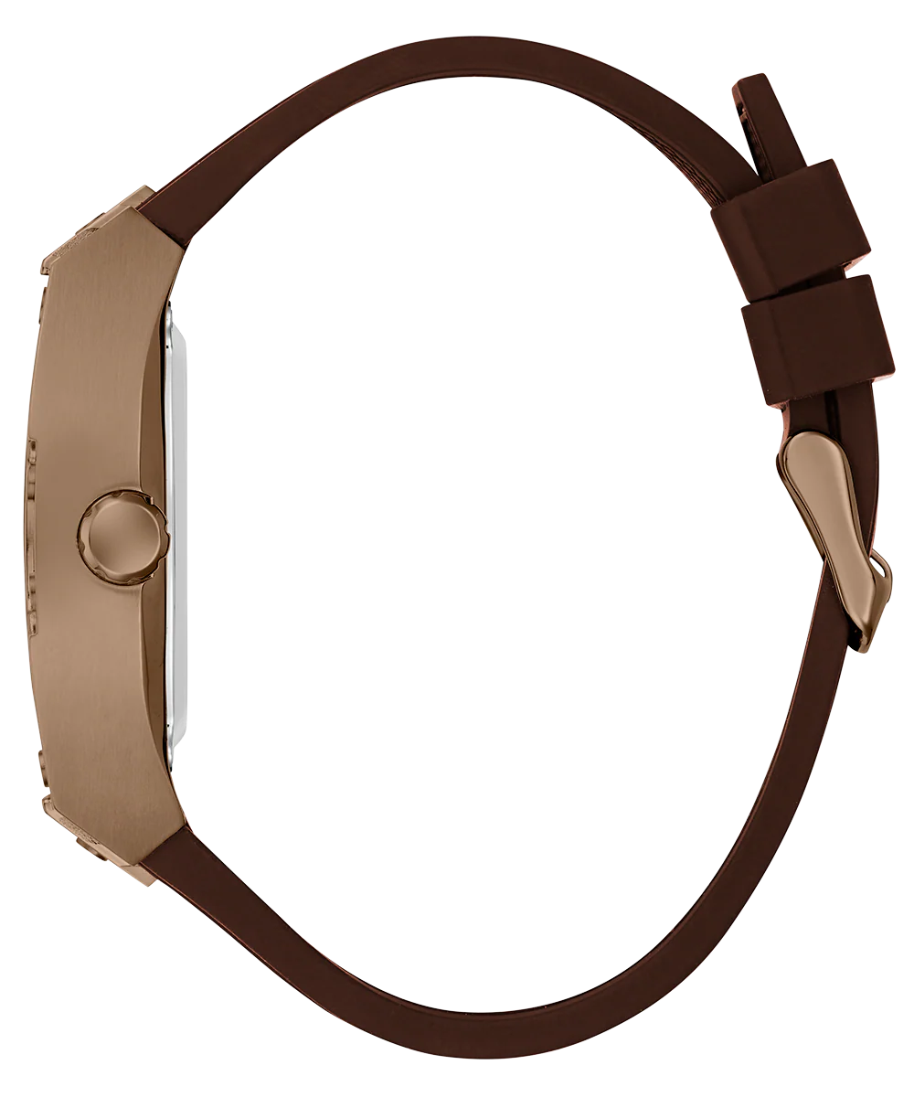 GUESS Mens Brown Coffee Automatic Watch