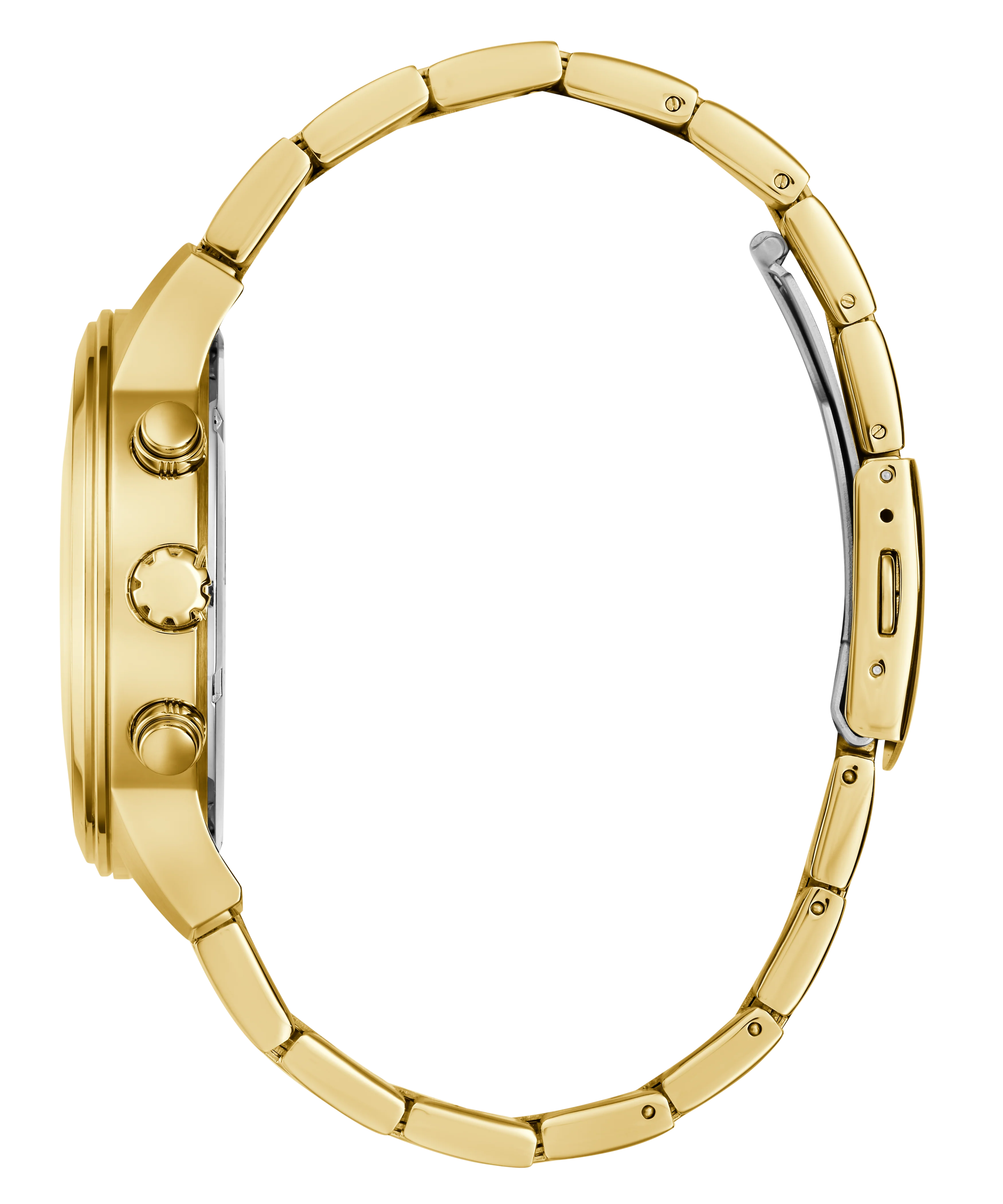 GUESS Mens Gold Tone Chronograph Watch