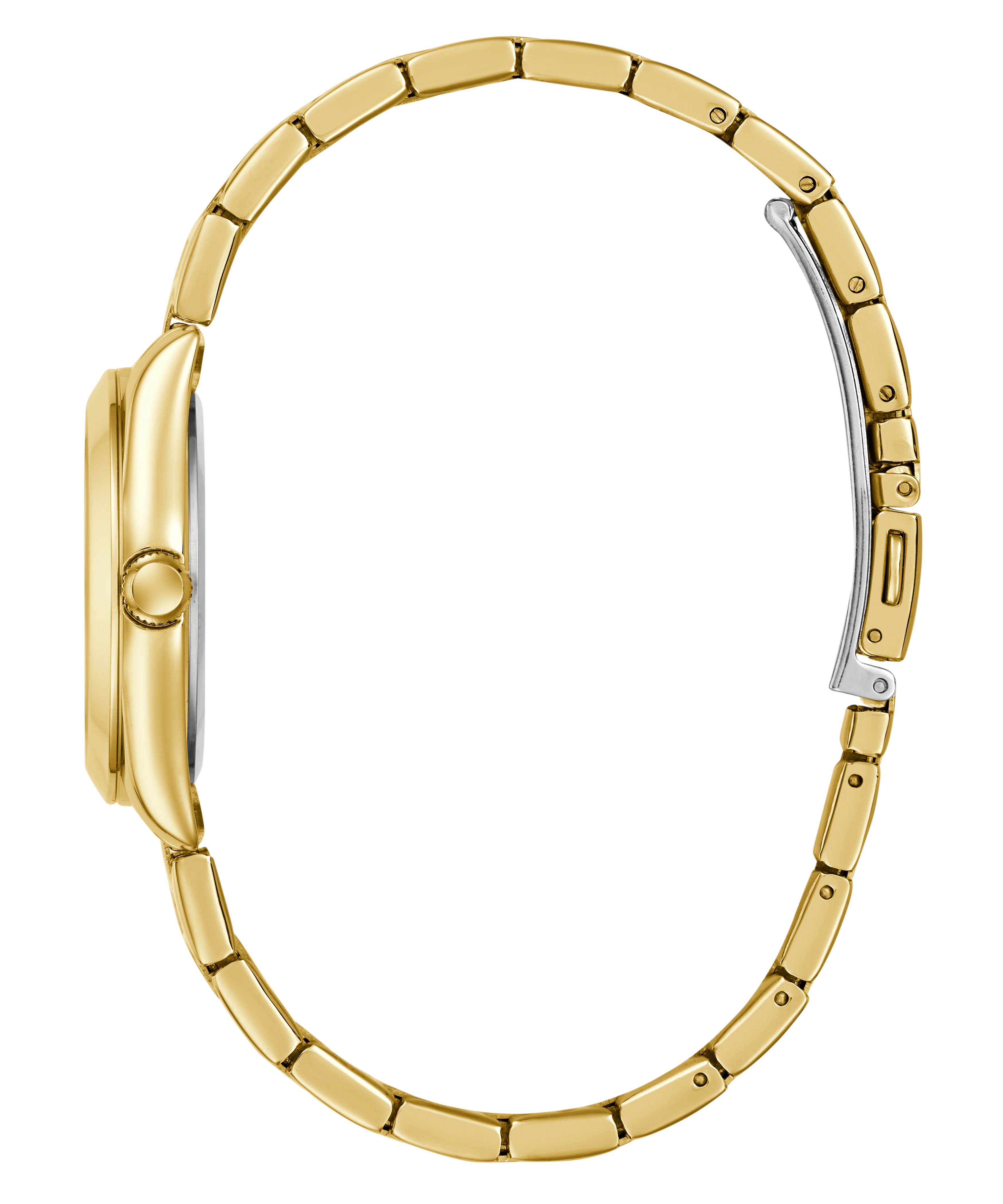 GUESS Ladies Gold Tone Date Watch