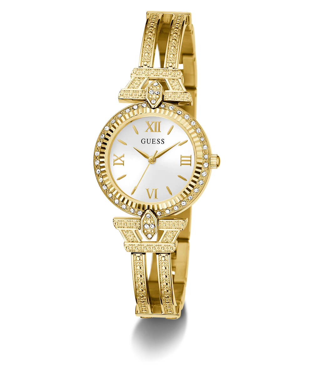 GUESS Ladies Gold Tone Analog Watch