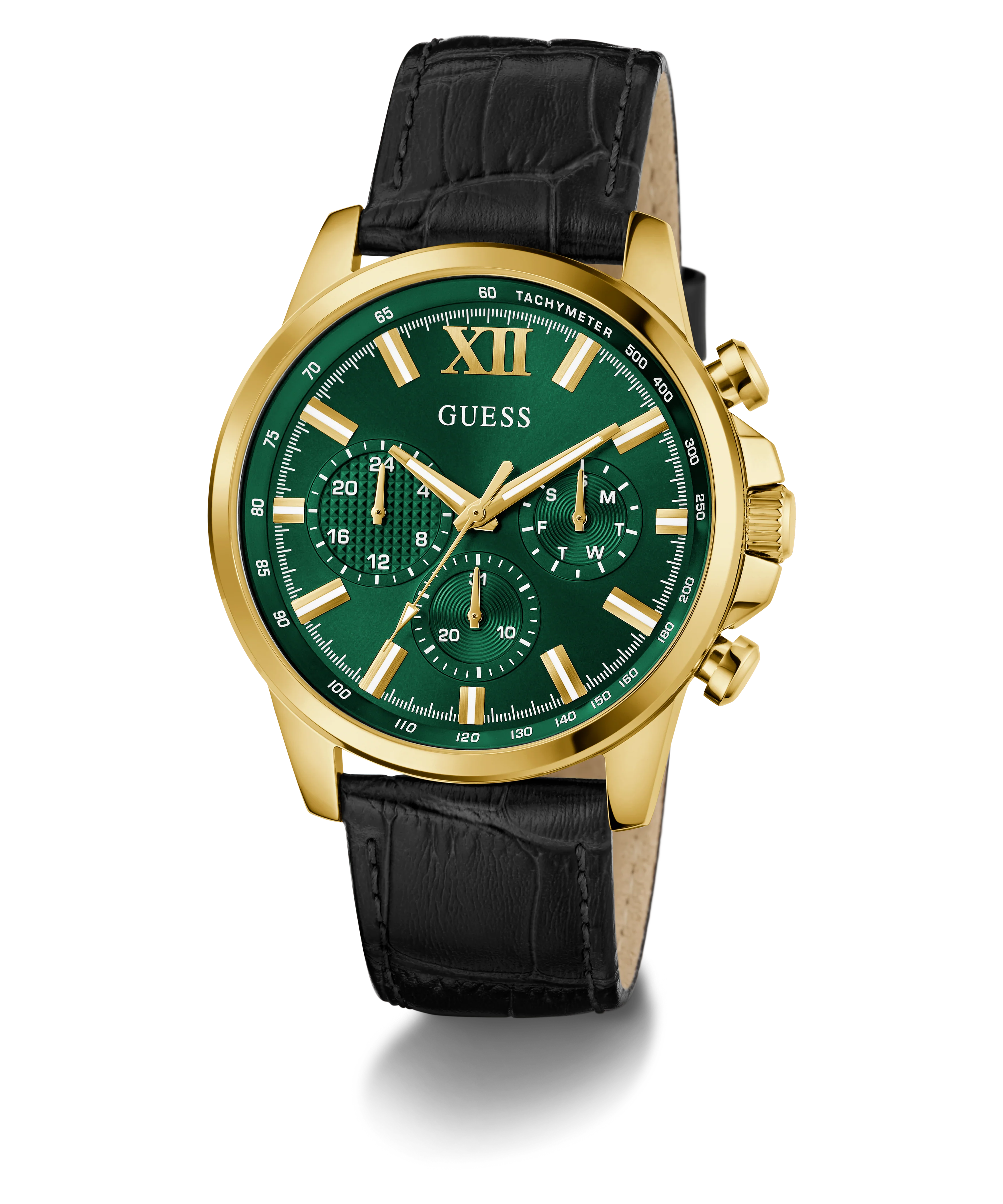 612-guess-mens-black-multi-function-watch-1.webp GUESS Mens Black Multi-function Watch