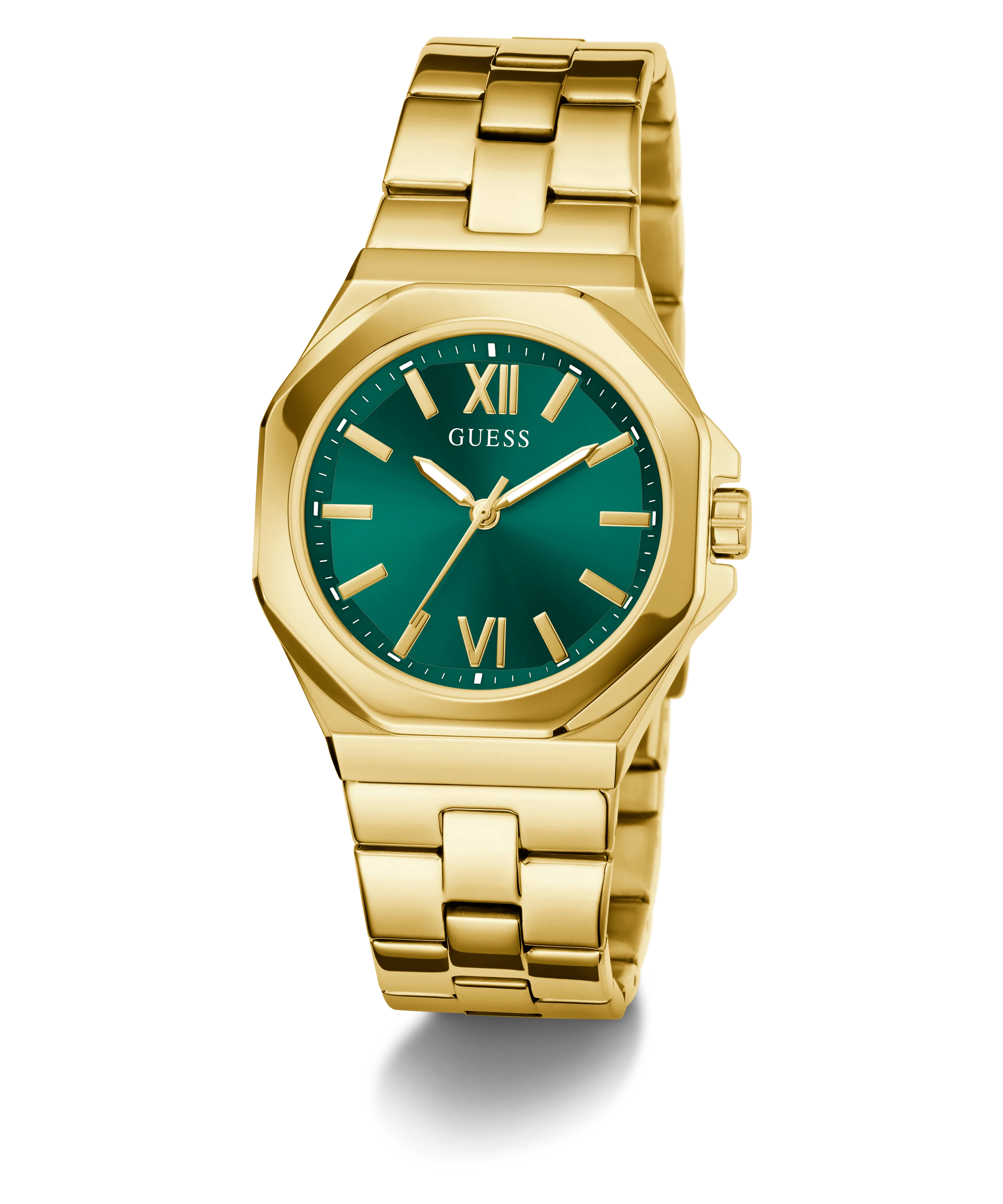 GUESS Ladies Gold Tone Analog Watch