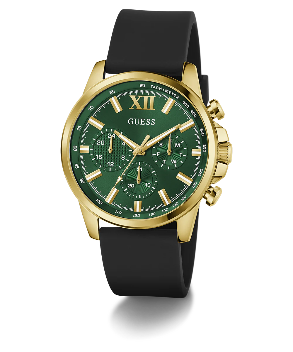 GUESS Mens Black Multi-function Watch