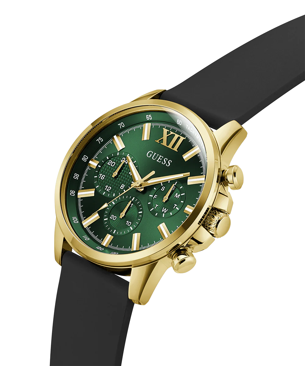 GUESS Mens Black Multi-function Watch