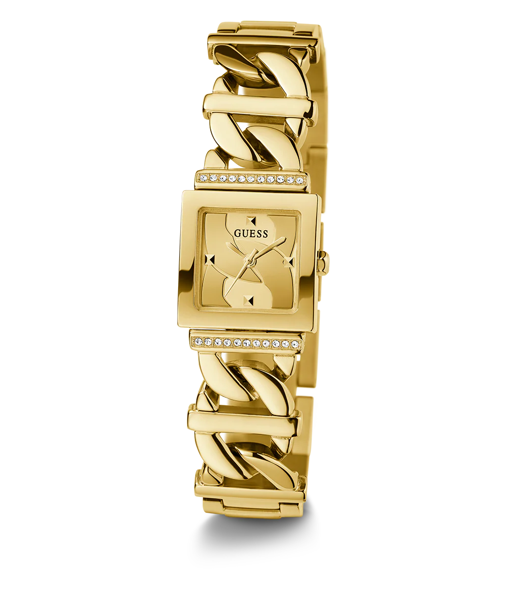 GUESS Ladies Gold Tone Analog Watch