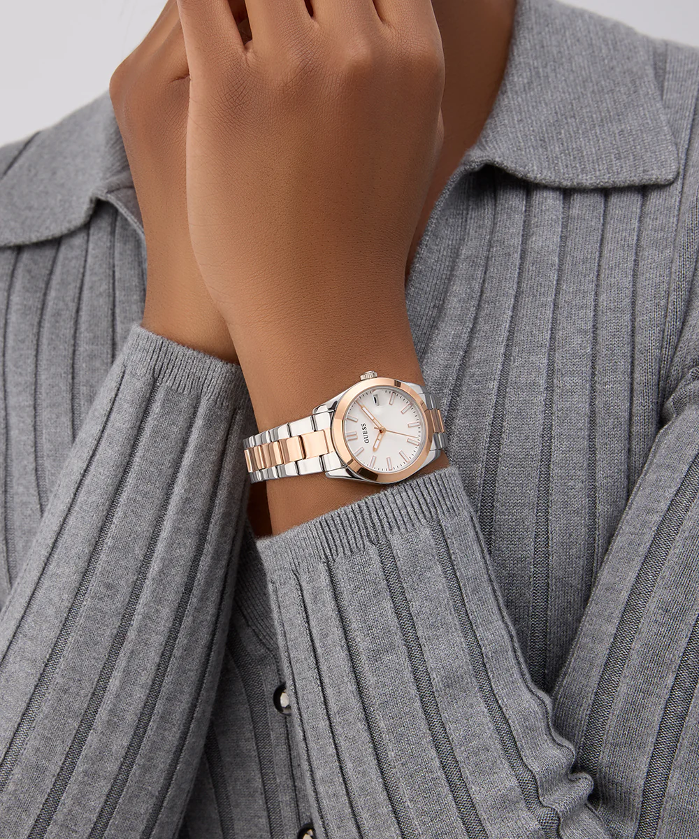 GUESS Ladies 2-Tone Date Watch