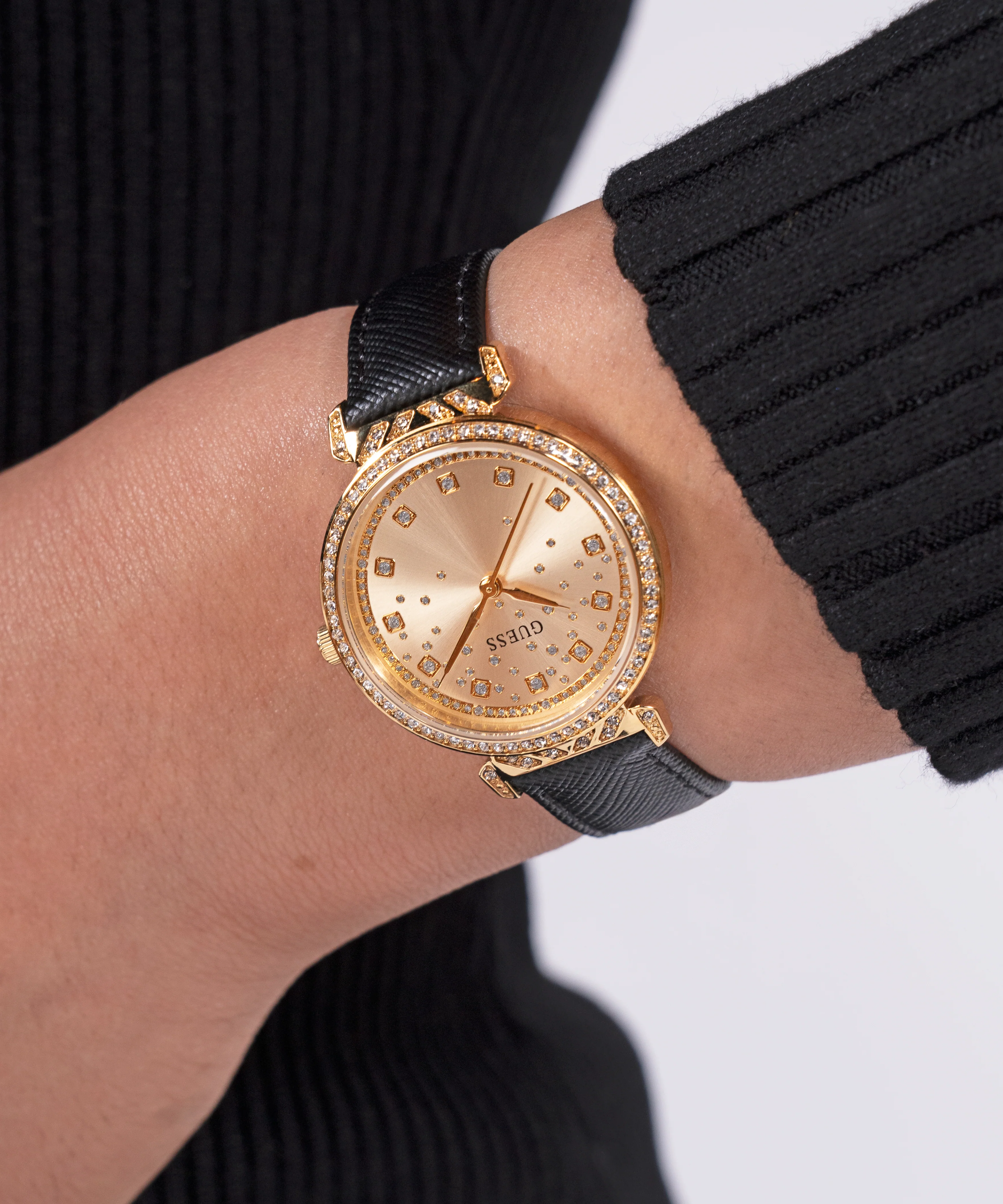 642-guess-ladies-black-gold-tone-analog-watch-5.webp GUESS Ladies Black Gold Tone Analog Watch