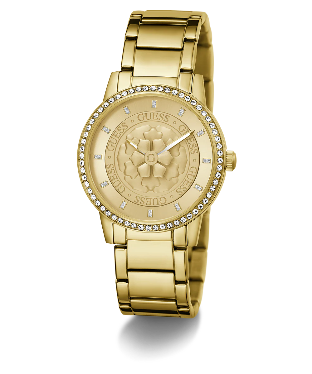 GUESS Ladies Gold Tone Analog Watch